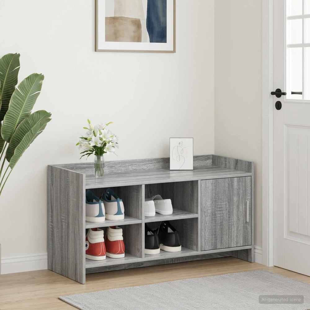 Batu skrynia Pilka Sonoma 100 x 39,5 x 51 cm Apdirbta mediena