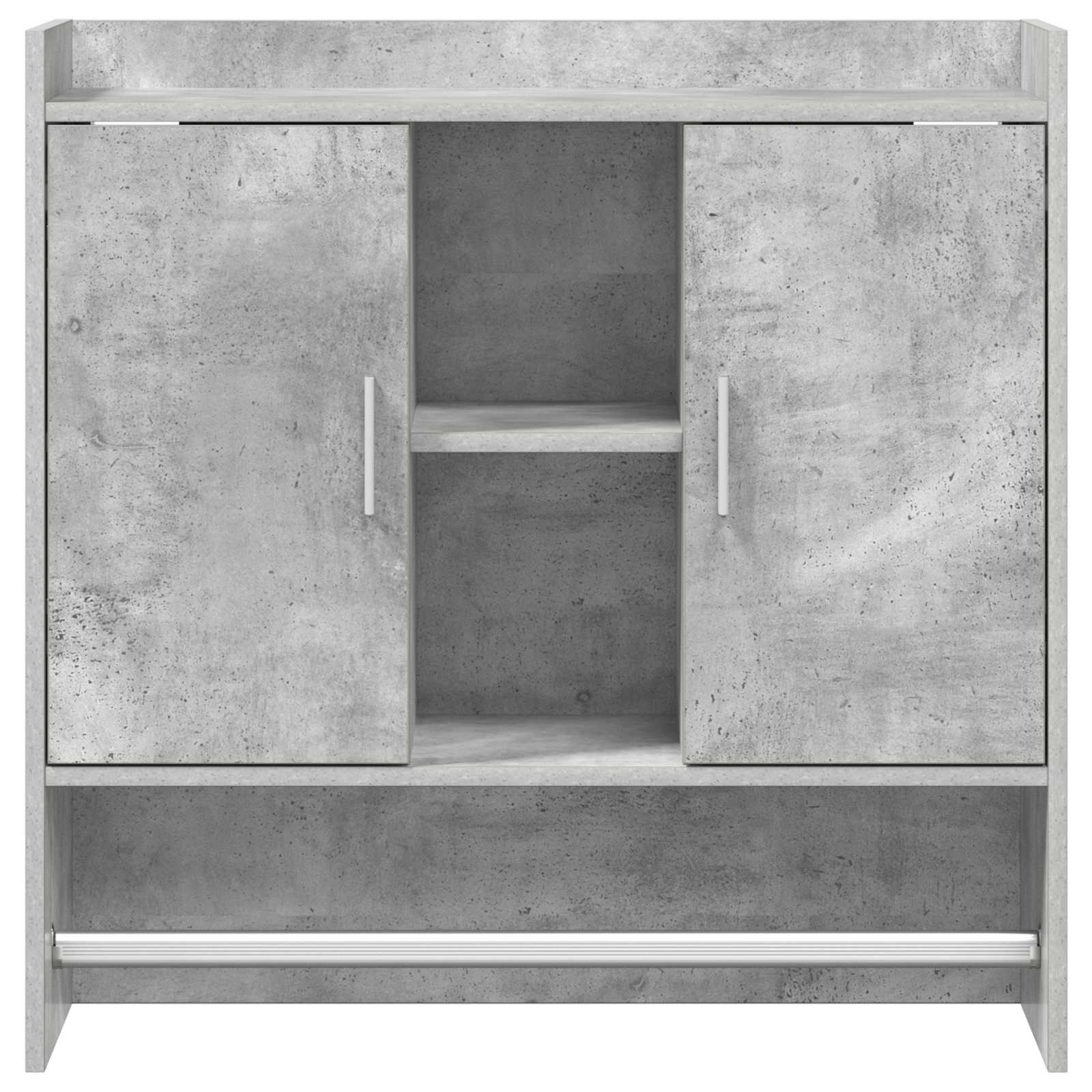 Sieninė lentyna Sieninis Betono pilka 80 x 36 x 80 cm