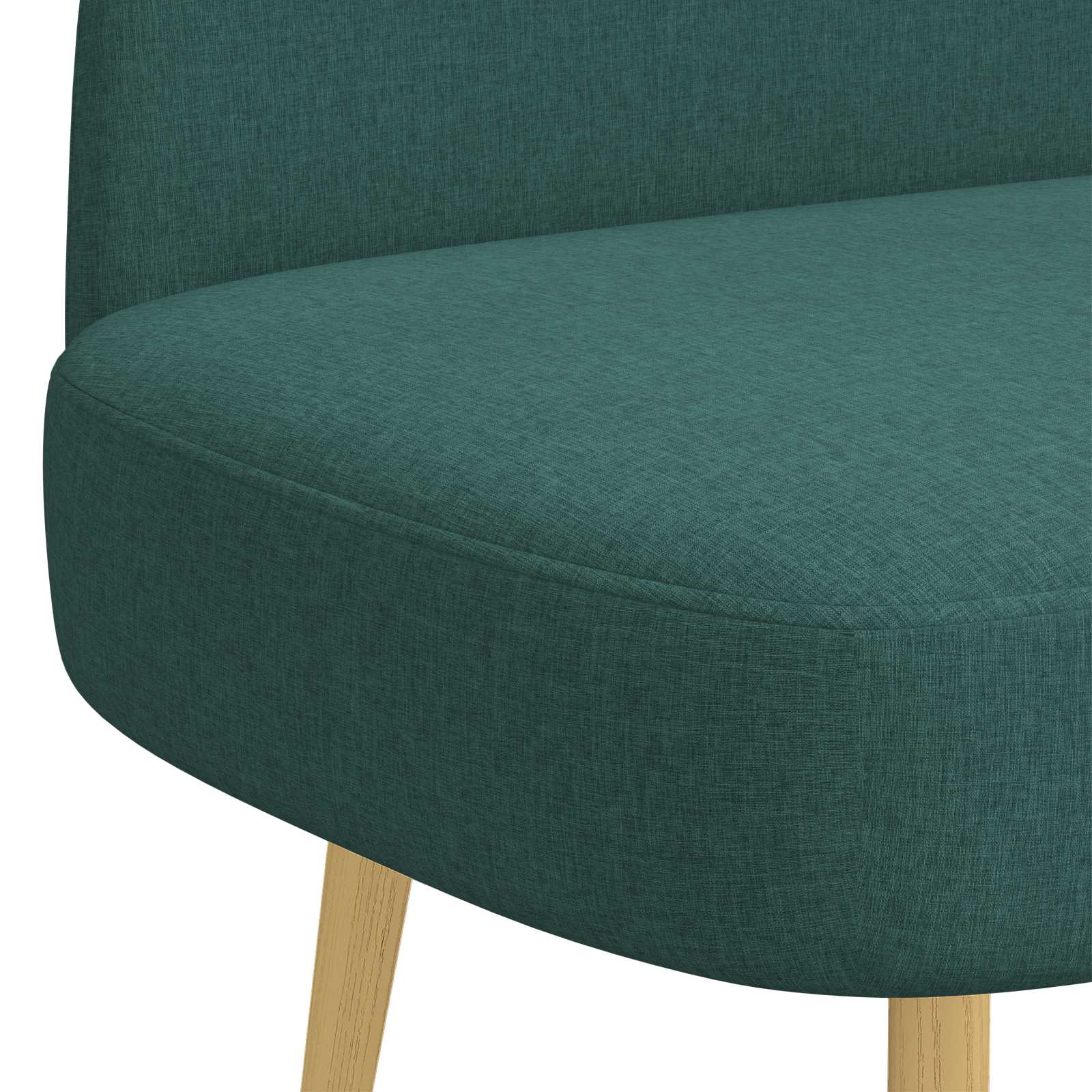 Aptrauktas suolelis su atlošu Tamsiai žalia 110 x 60 x 76 cm