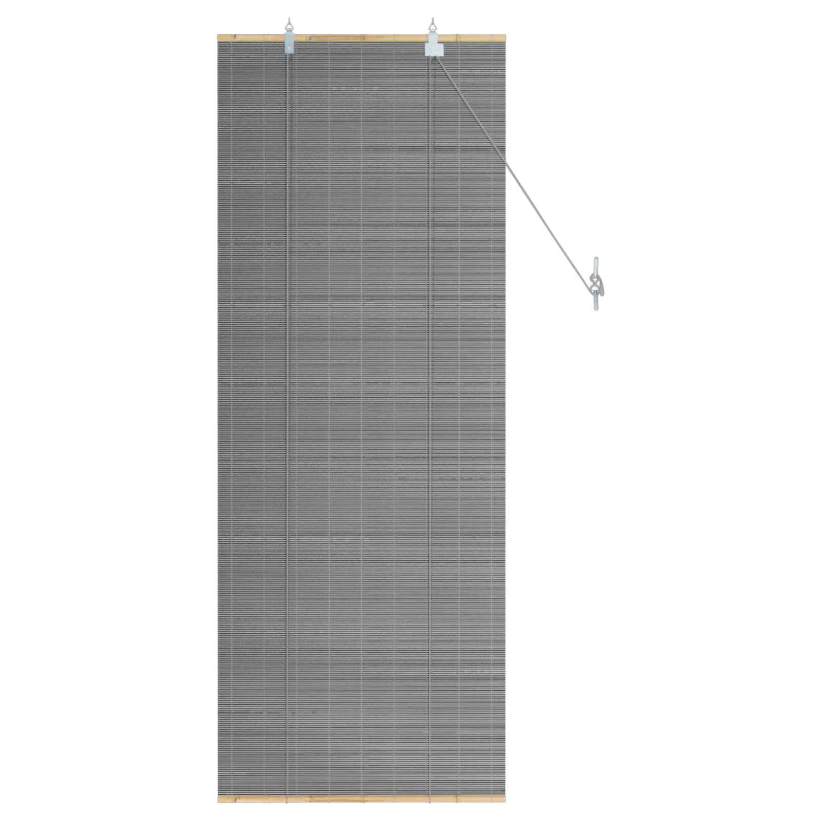 Roletas Pilka 70 x 160 cm Bambukas
