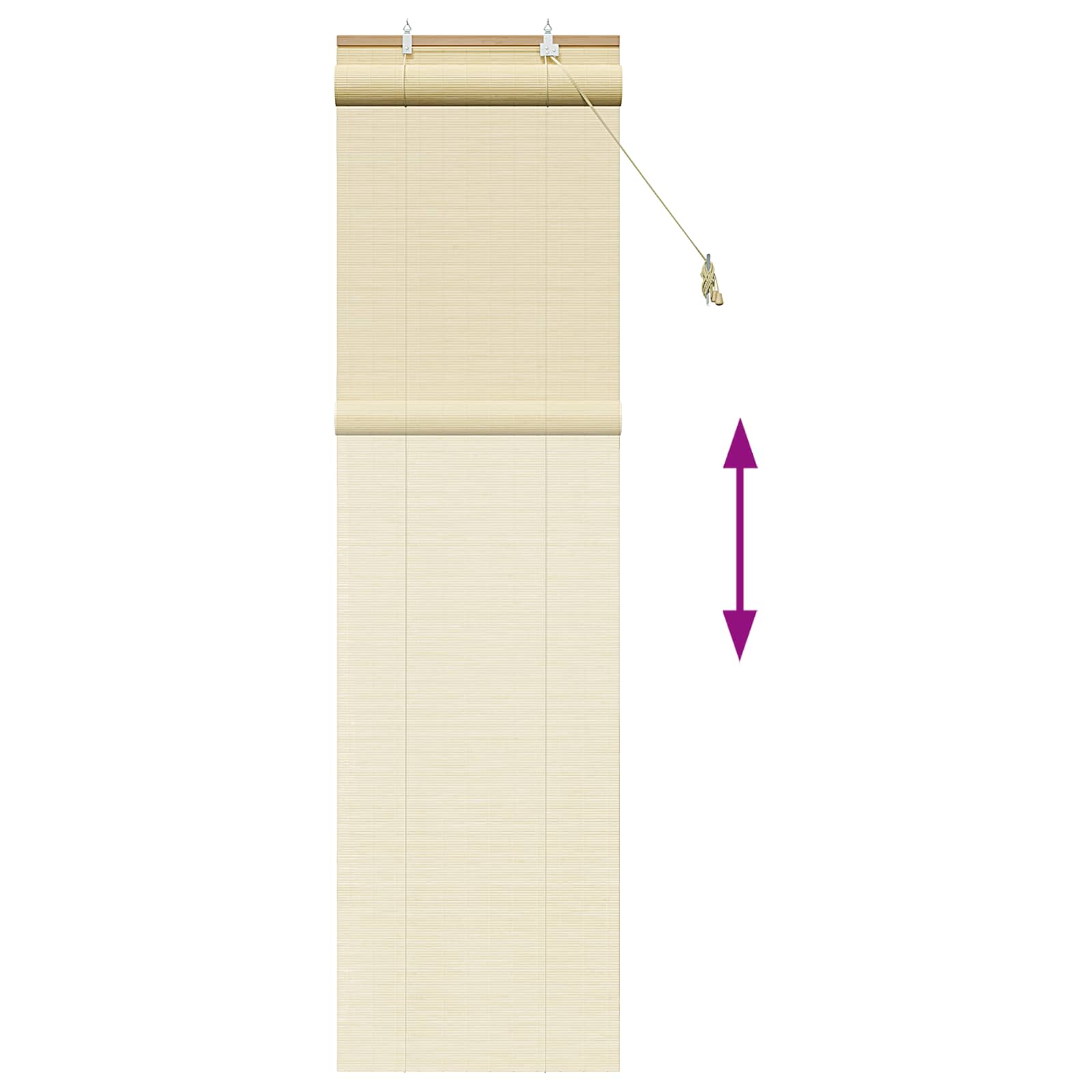 Roletas Natūrali 50 x 220 cm Bambukas