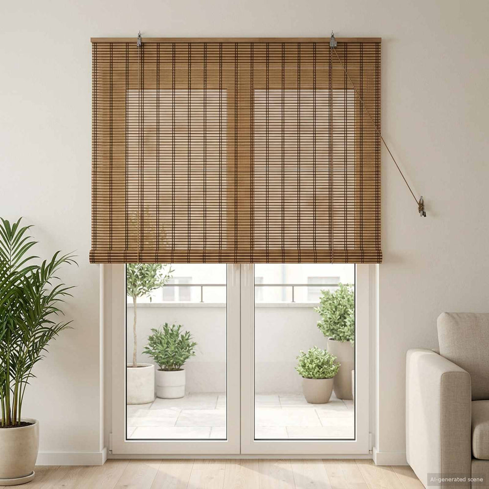 Roletas Ruda 160 x 220 cm Bambukas