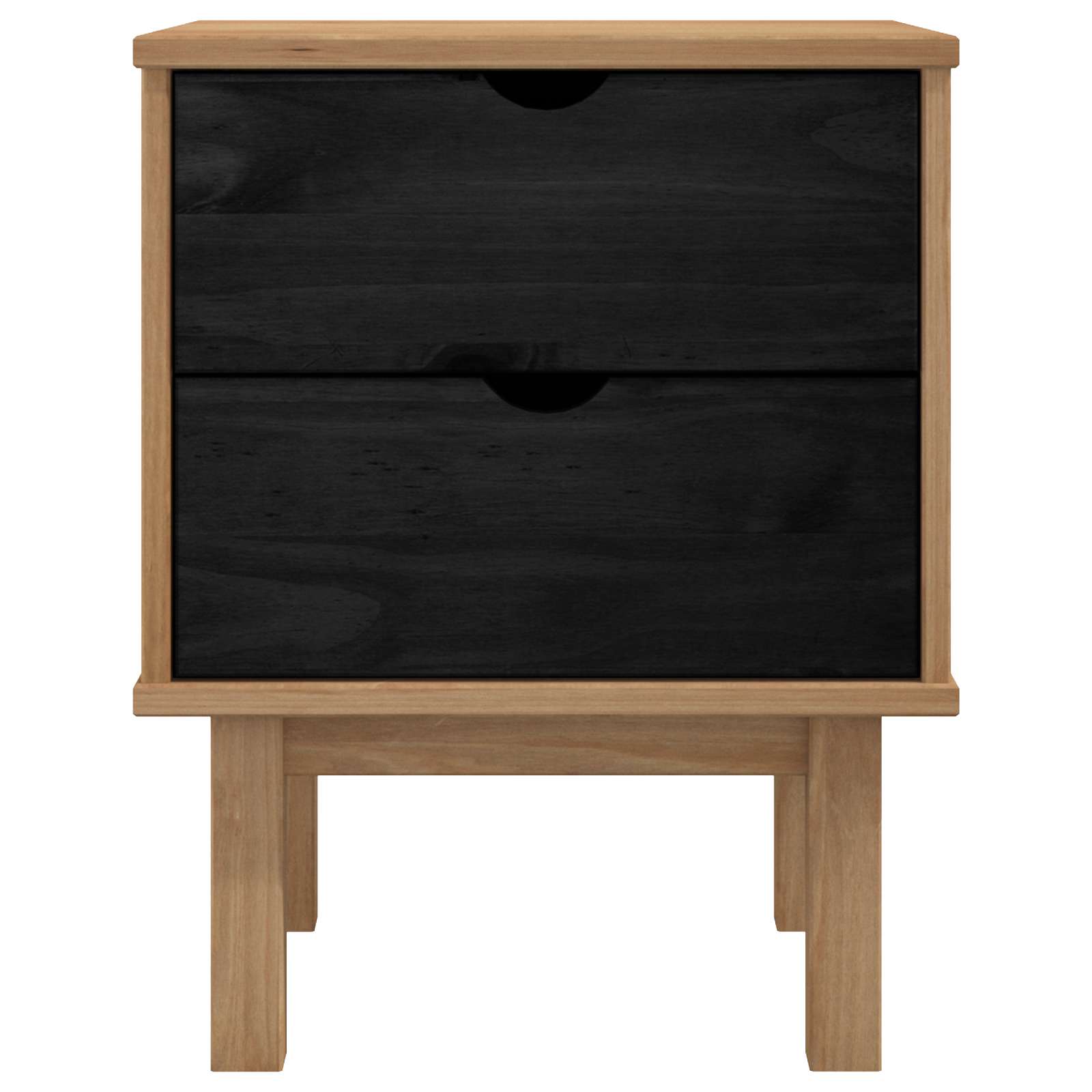 Naktinis staliukas OTTA Juoda 45 x 39 x 57 cm