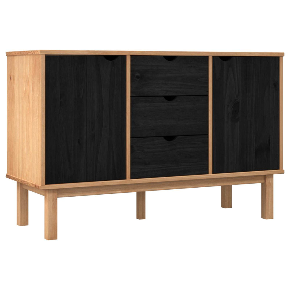 Kabalas OTTA Juoda 113,5 x 43 x 73 cm Pušies medienos masyvas