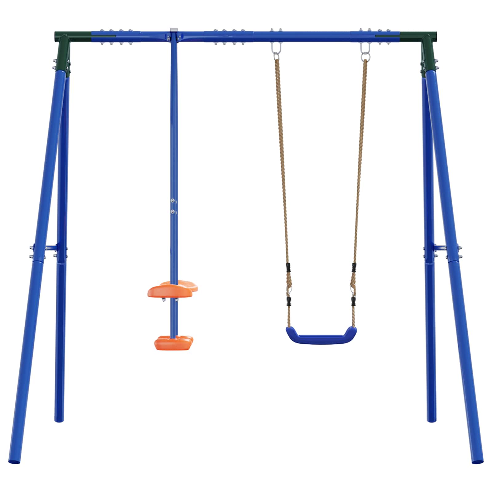 Lauko sūpynių rėmas su glideriu, skirtas iki 3 vaikų