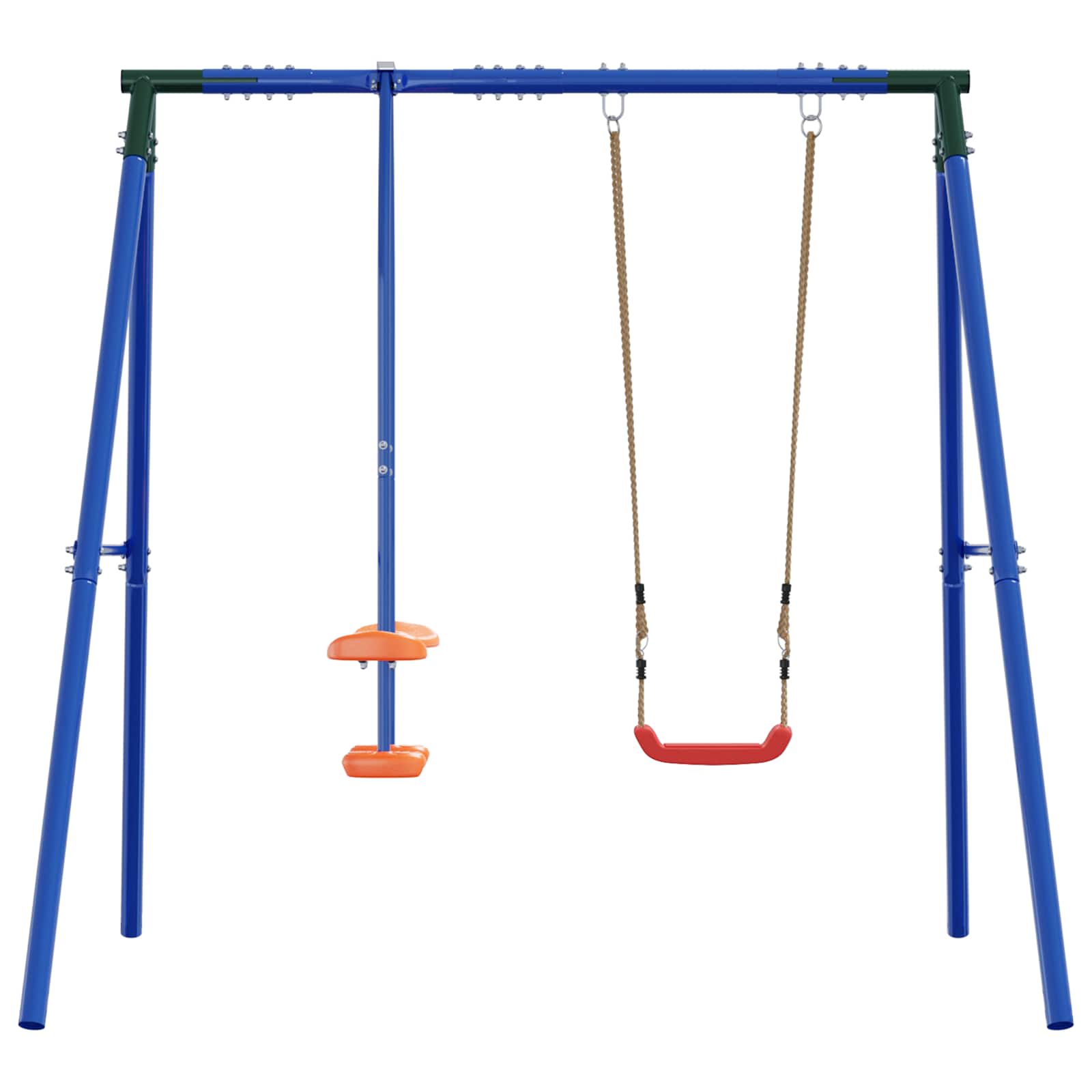 Lauko sūpynių rėmas su glideriu, skirtas iki 3 vaikų