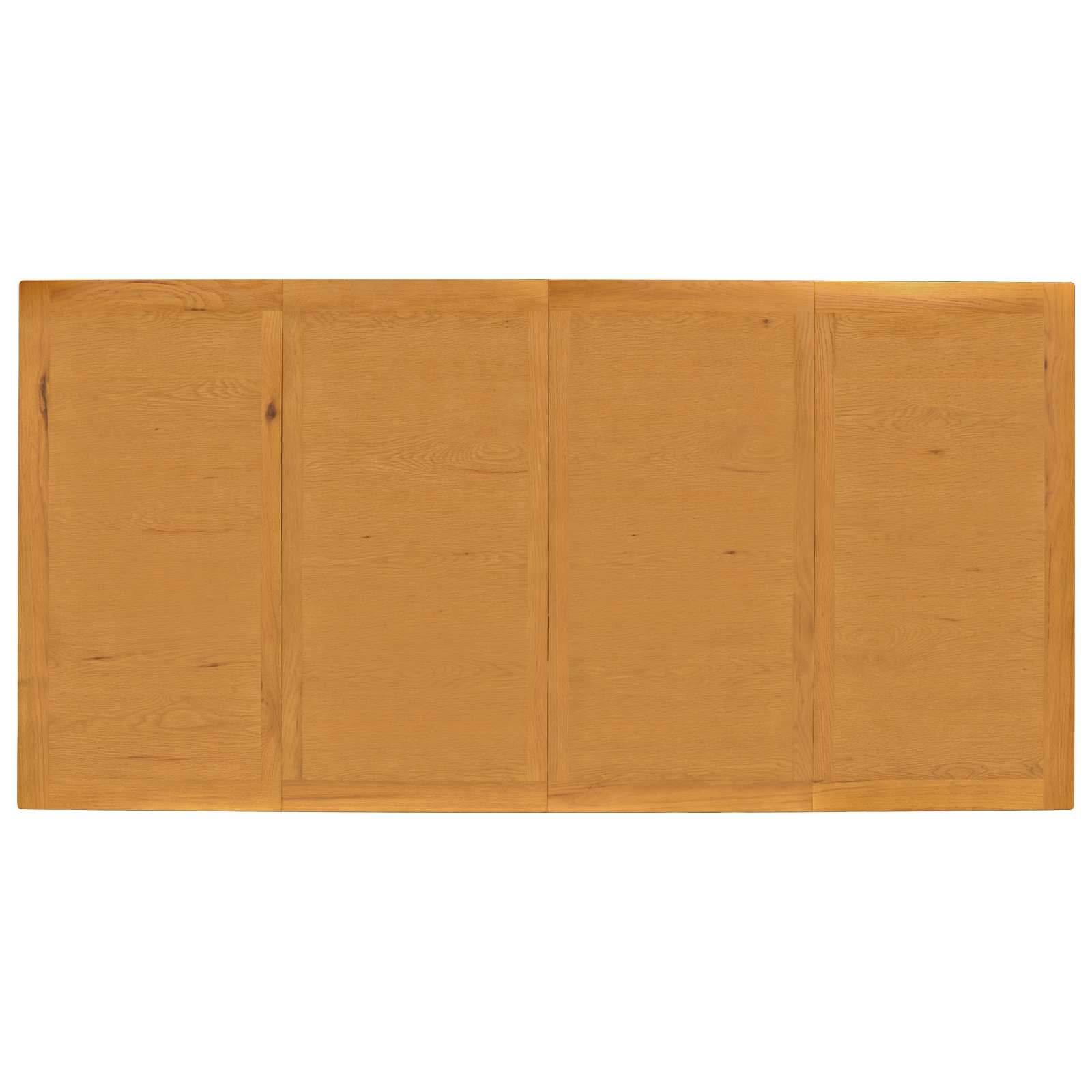 Valgomojo stalas 200 x 100 x 75 cm Kietas ąžuolo medis Natūrali