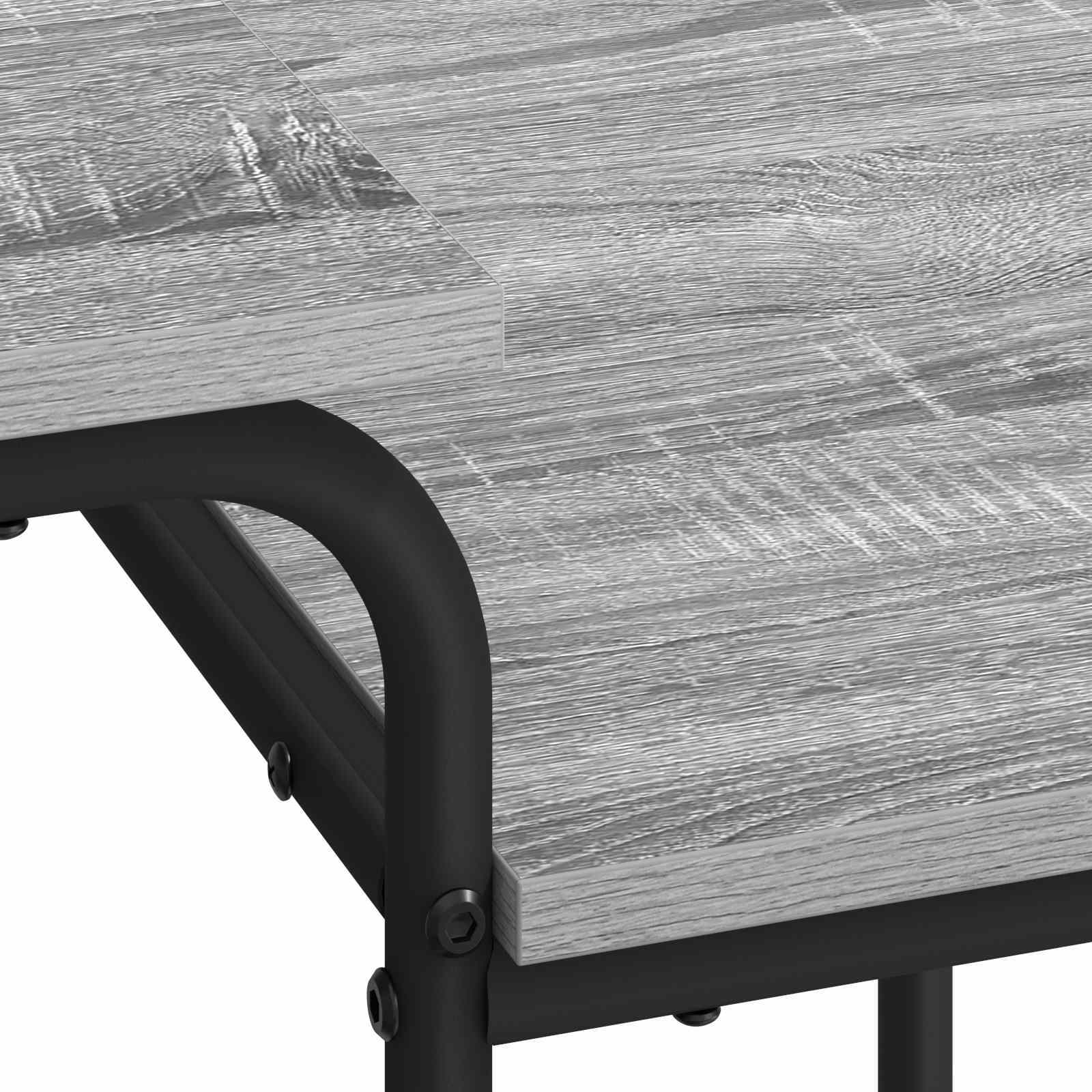 Stalas su saugojimo vieta Pilka Sonoma 100 x 50 x 75 cm