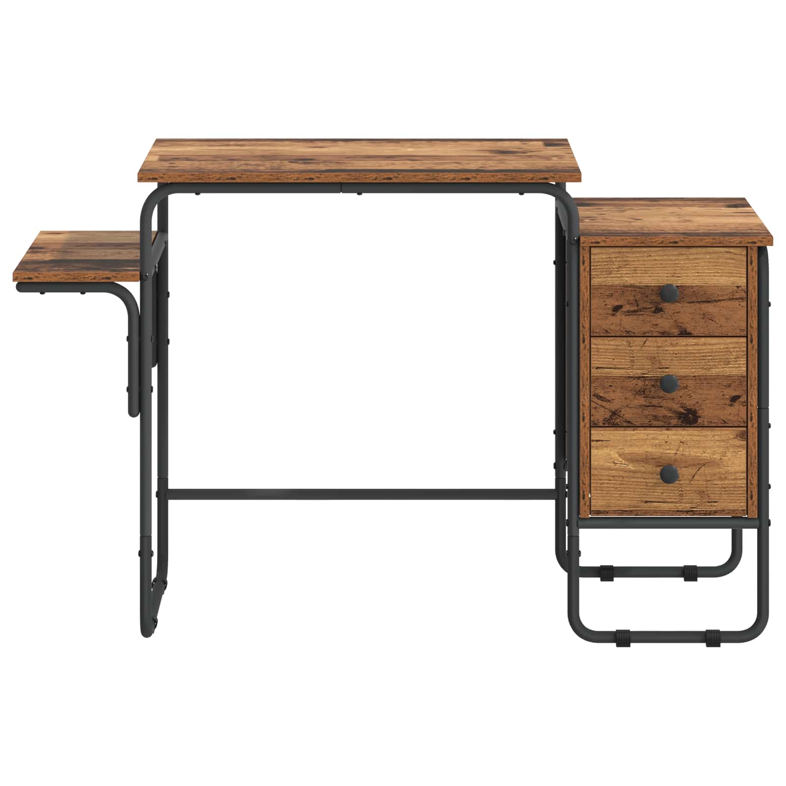 Stalas su saugojimo vieta Ąžuolo mediena 120 x 50 x 75 cm