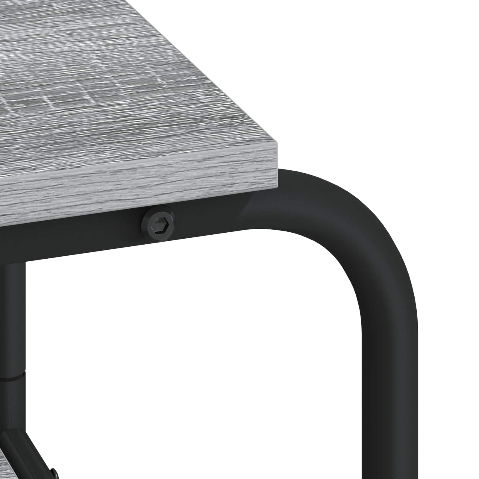 Stalas su saugojimo vieta Pilka Sonoma 113,5 x 52 x 75,5 cm