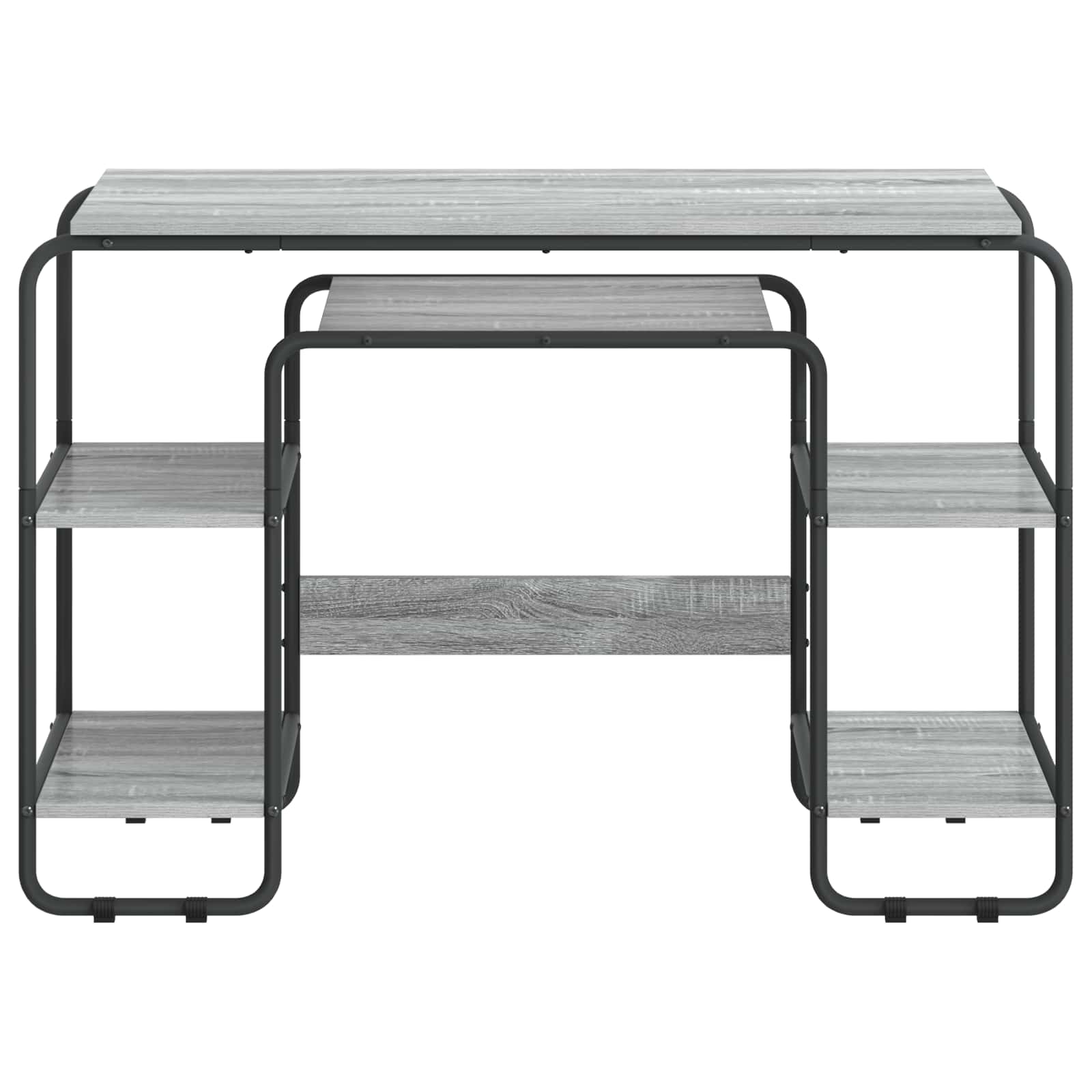Stalas su saugojimo vieta Pilka Sonoma 113,5 x 52 x 75,5 cm