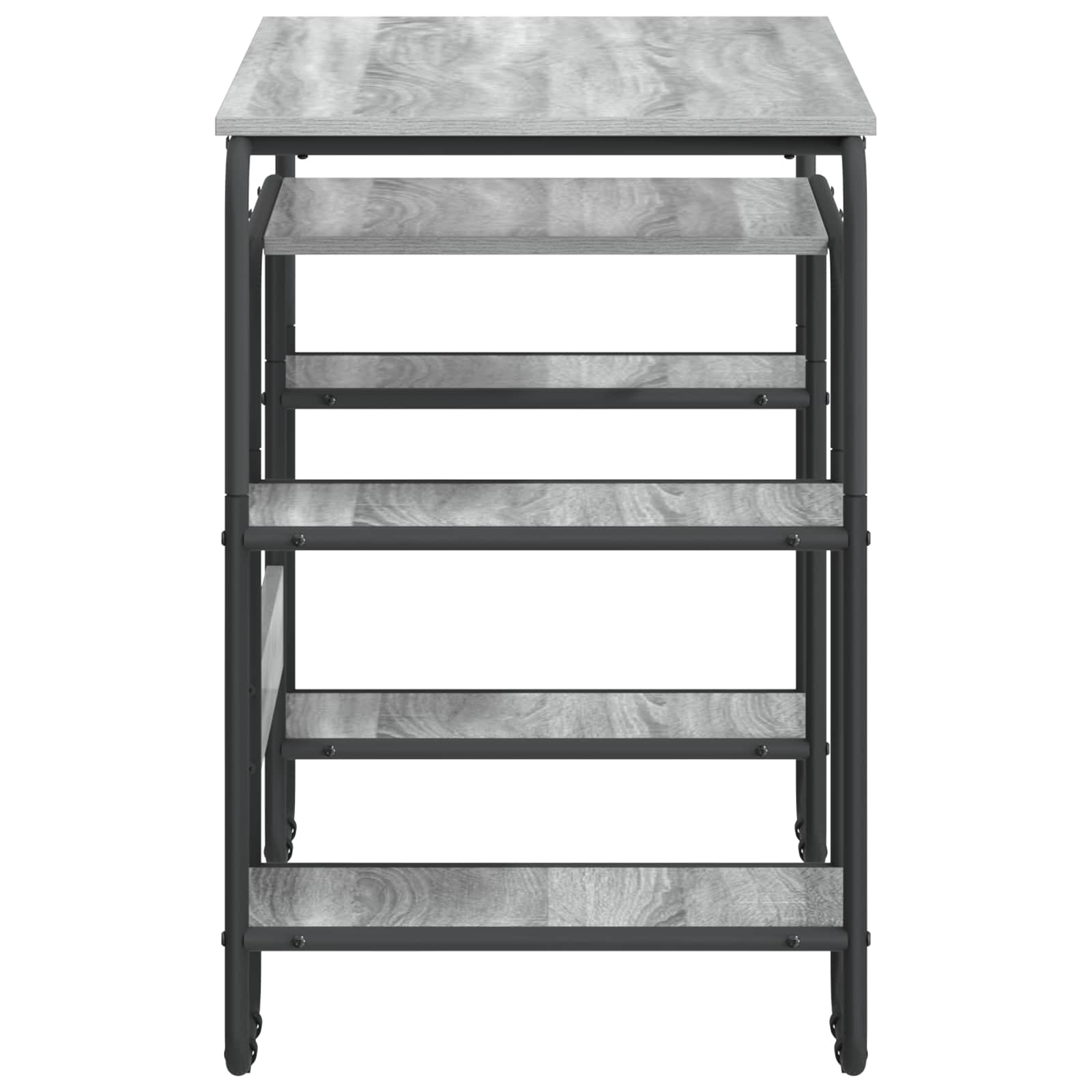 Stalas su saugojimo vieta Pilka Sonoma 113,5 x 52 x 75,5 cm