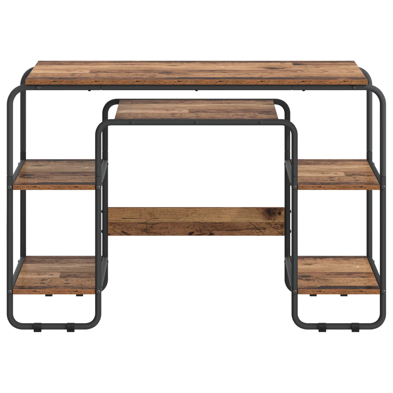 Stalas su saugojimo vieta Ąžuolo mediena 113,5 x 52 x 75,5 cm