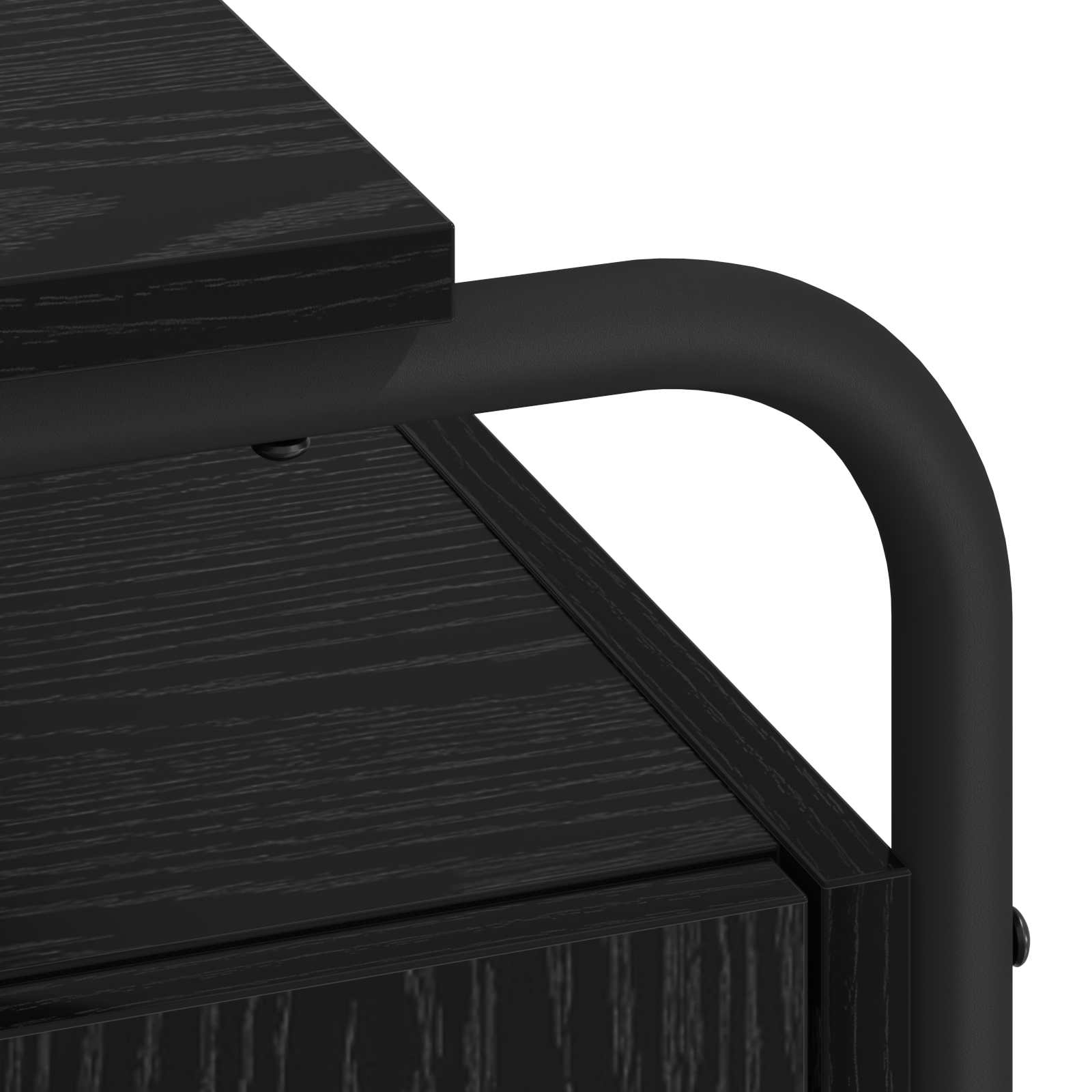 Stalas su saugojimo vieta Juodojo ąžuolo 120 x 50.5 x 75.5 cm