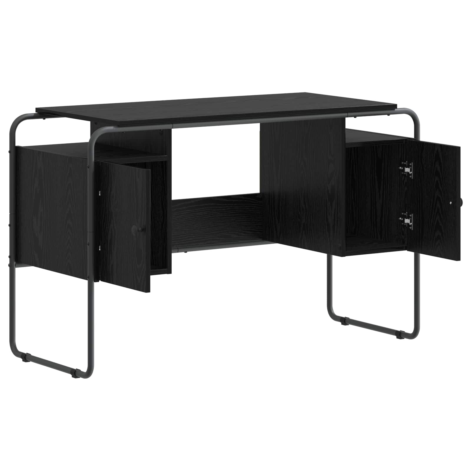 Stalas su saugojimo vieta Juodojo ąžuolo 120 x 50.5 x 75.5 cm