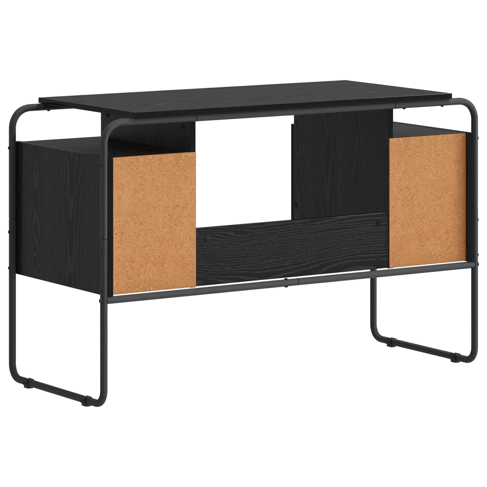 Stalas su saugojimo vieta Juodojo ąžuolo 120 x 50.5 x 75.5 cm