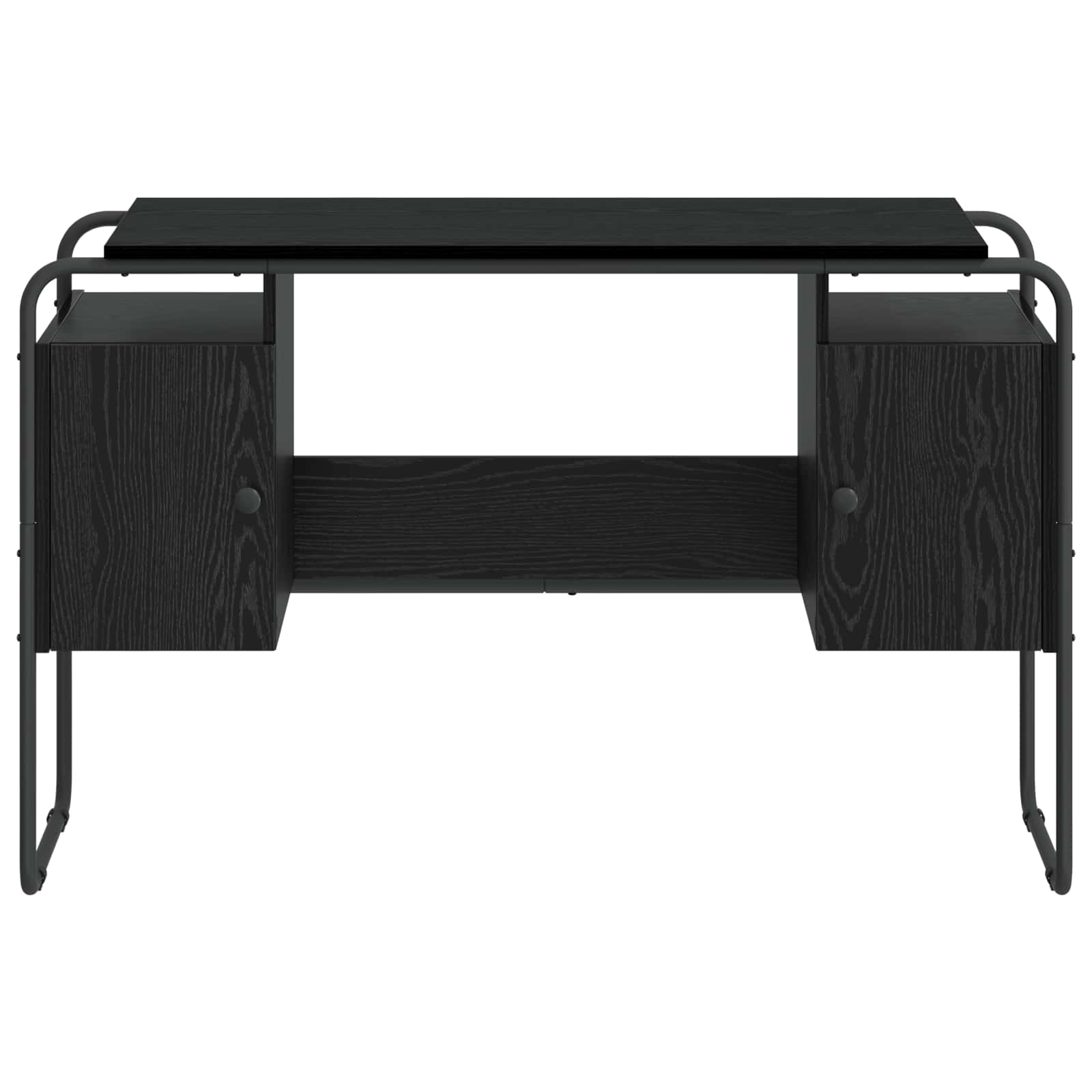 Stalas su saugojimo vieta Juodojo ąžuolo 120 x 50.5 x 75.5 cm