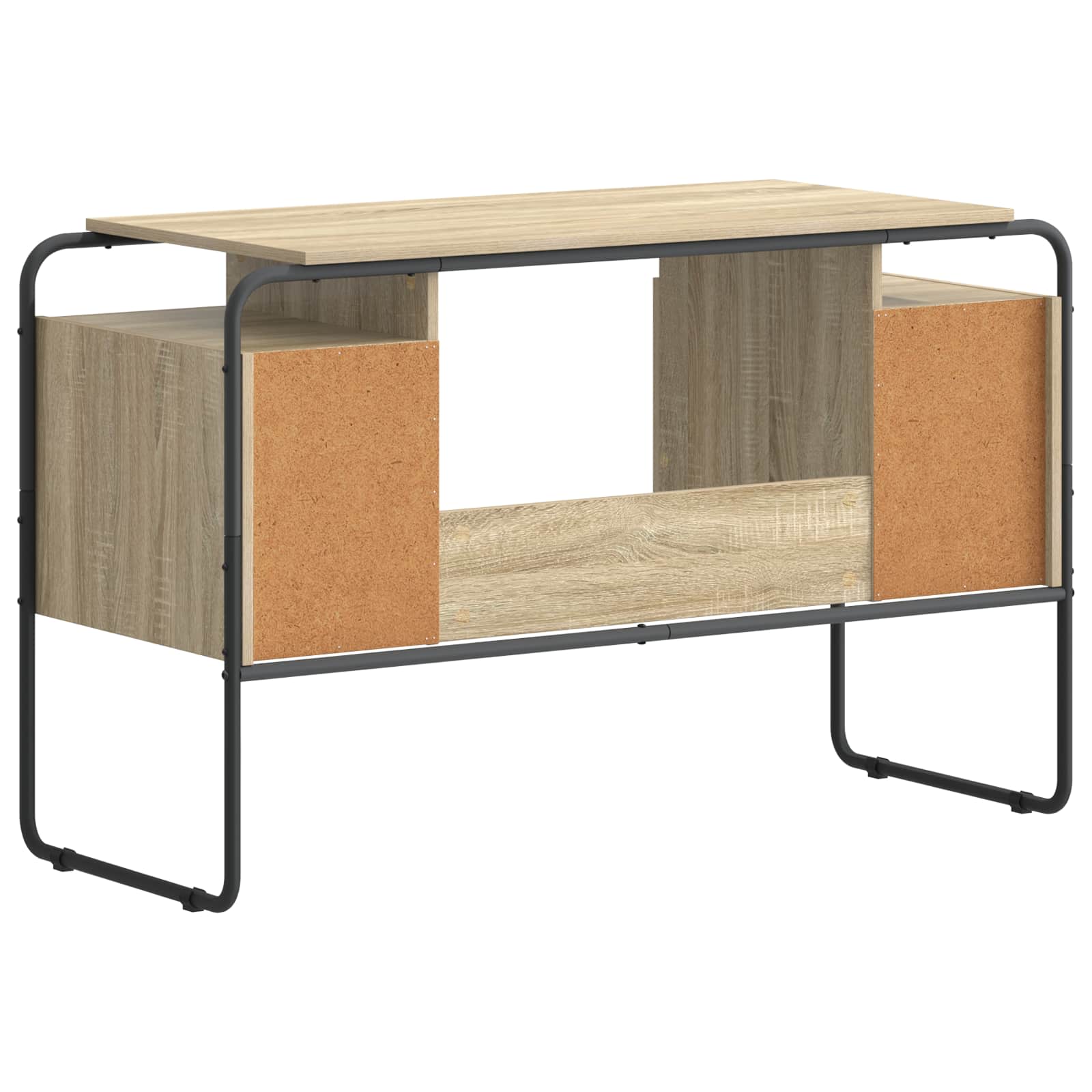 Stalas su saugojimo vieta Sonoma ąžuolas 120 x 50.5 x 75.5 cm
