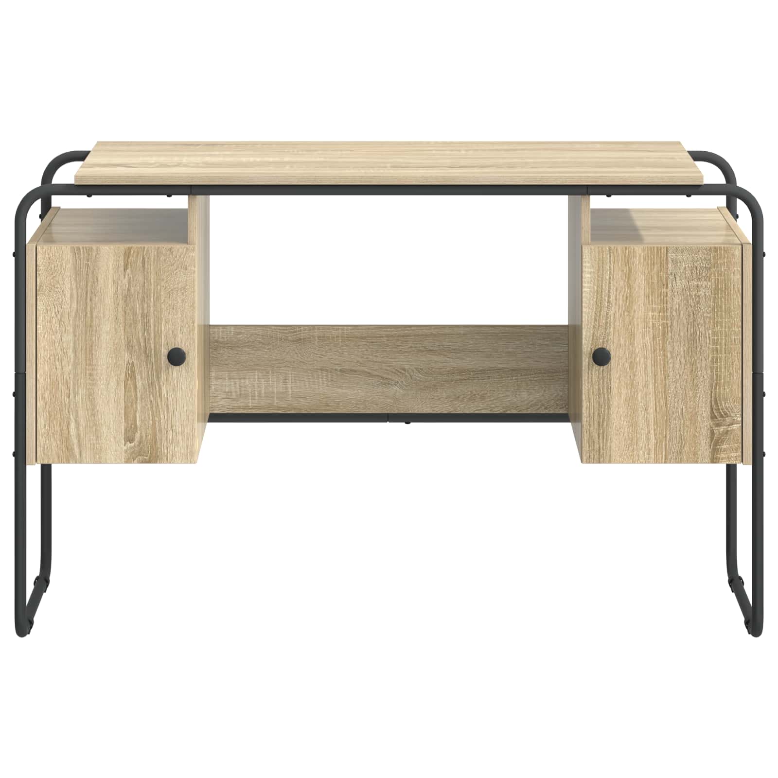 Stalas su saugojimo vieta Sonoma ąžuolas 120 x 50.5 x 75.5 cm