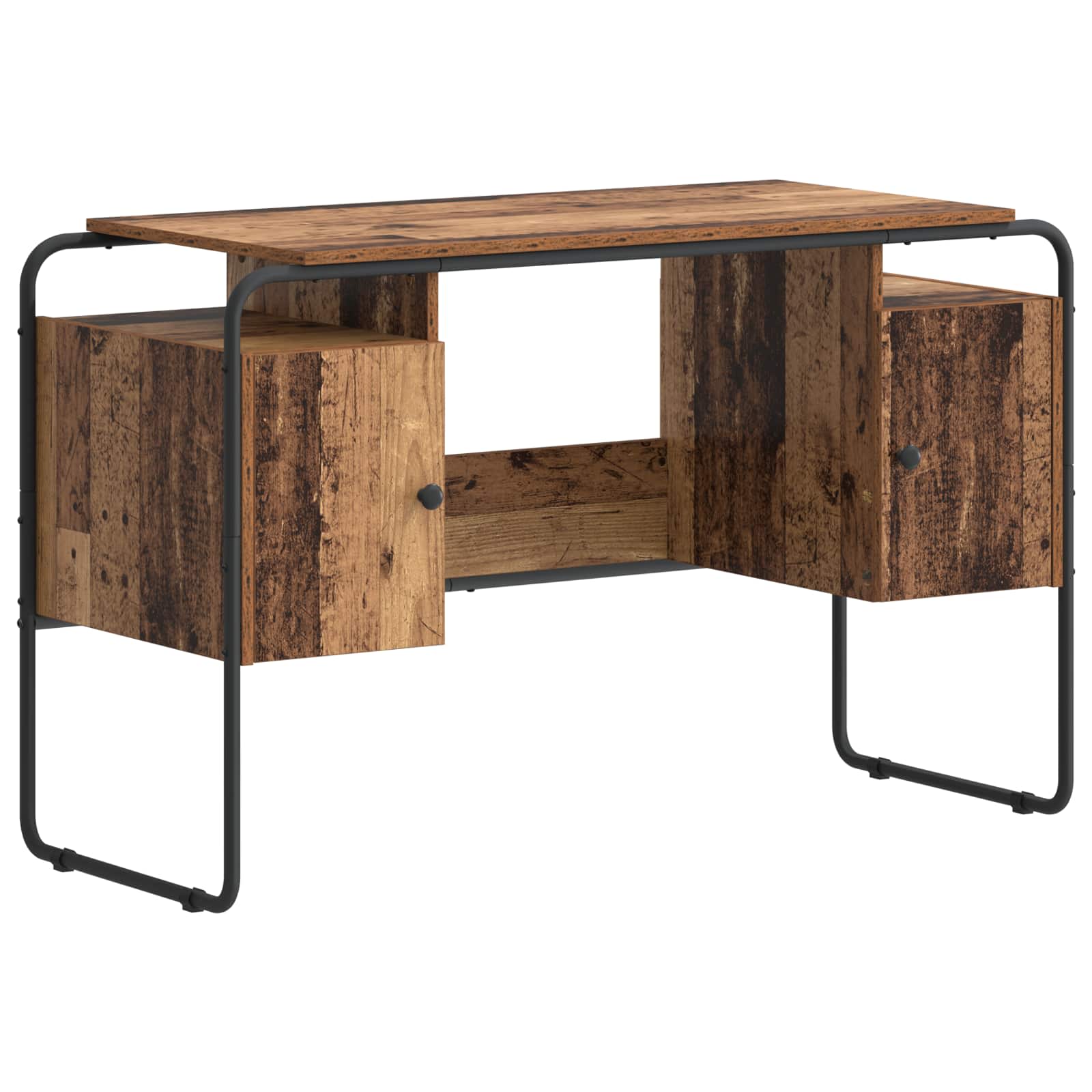 Stalas su saugojimo vieta Ąžuolo mediena 120 x 50.5 x 75.5 cm