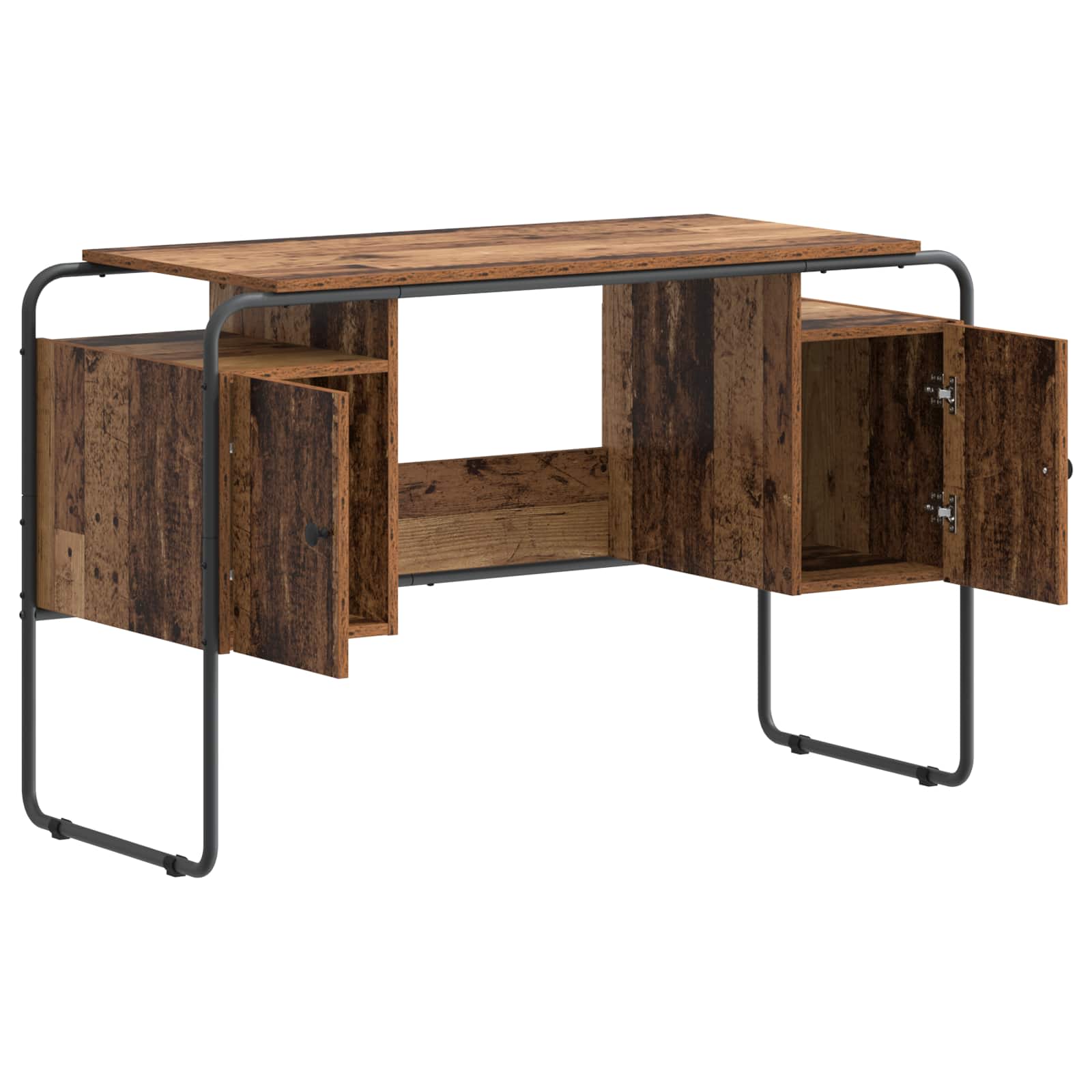 Stalas su saugojimo vieta Ąžuolo mediena 120 x 50.5 x 75.5 cm