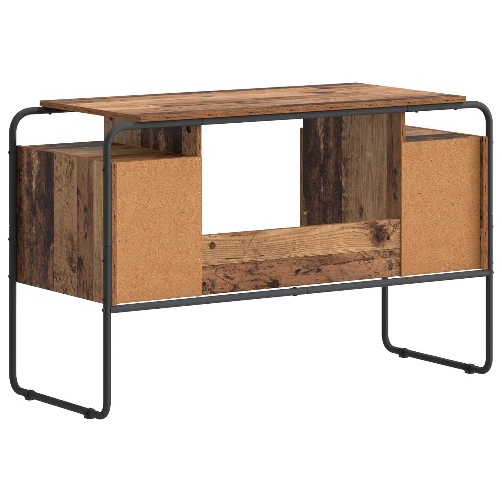 Stalas su saugojimo vieta Ąžuolo mediena 120 x 50.5 x 75.5 cm