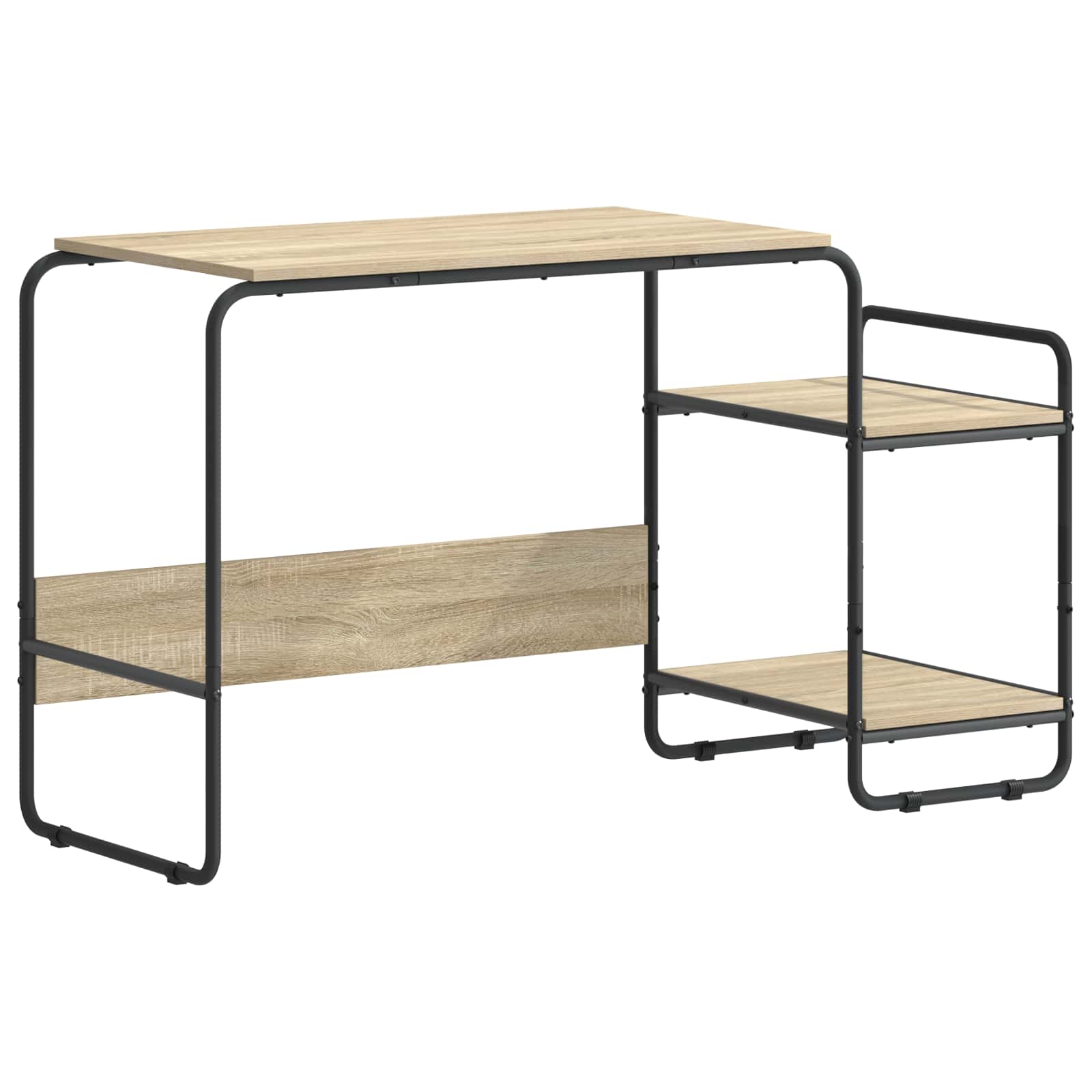 Stalas su saugojimo vieta Sonoma ąžuolas 131,5 x 50 x 75,5 cm