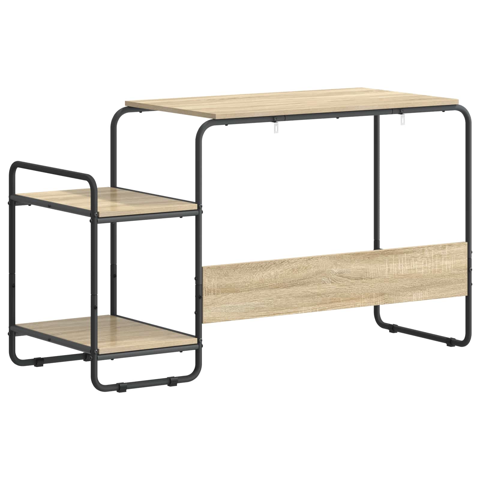 Stalas su saugojimo vieta Sonoma ąžuolas 131,5 x 50 x 75,5 cm