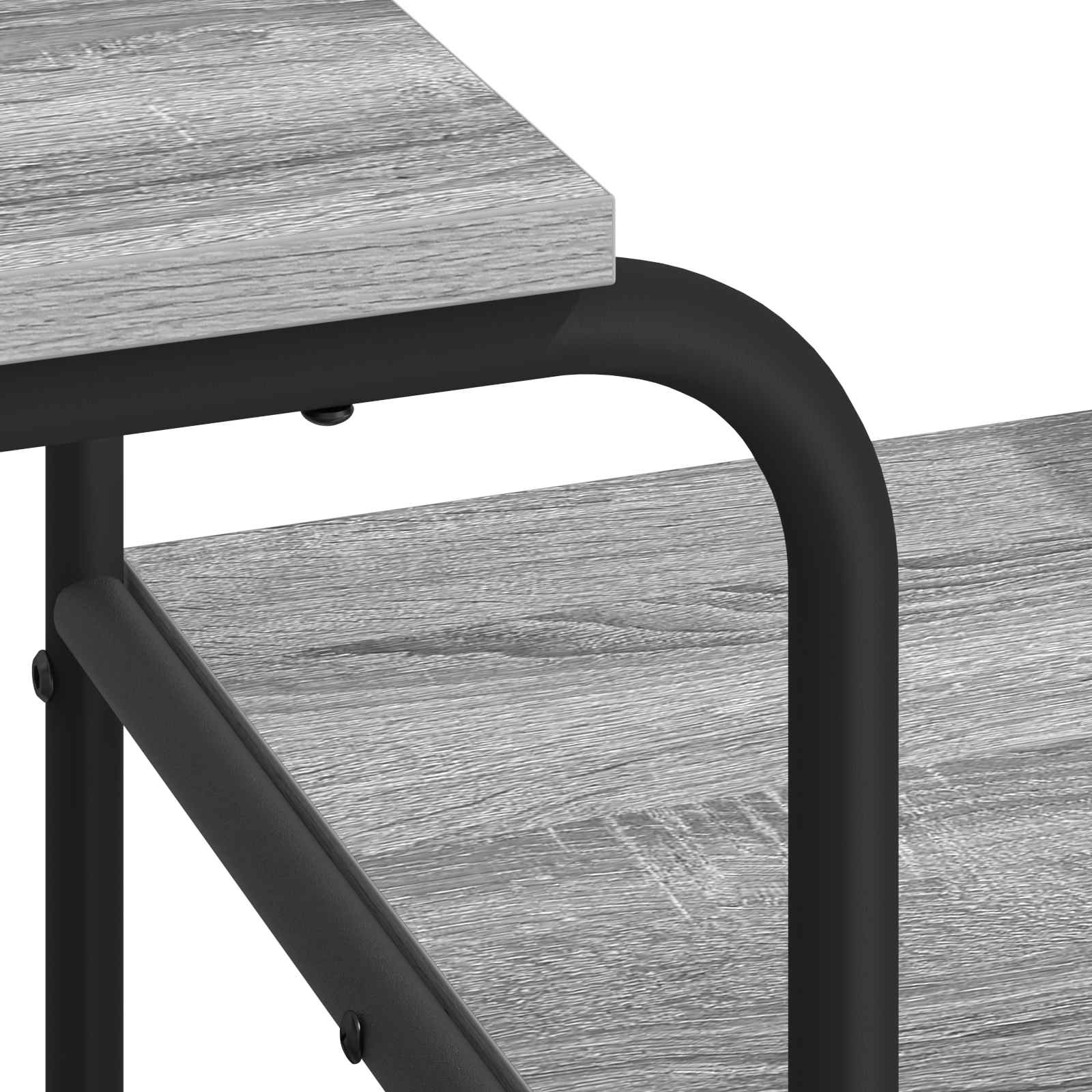 Stalas su saugojimo vieta Pilka Sonoma 131,5 x 50 x 75,5 cm