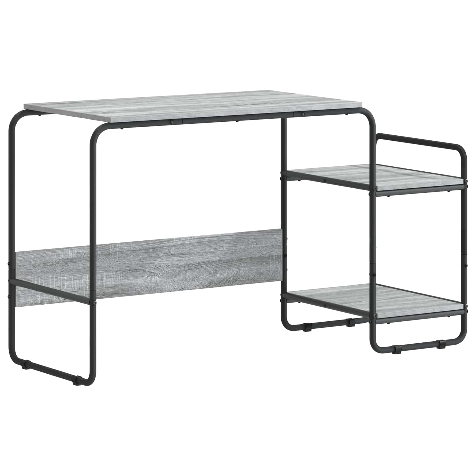 Stalas su saugojimo vieta Pilka Sonoma 131,5 x 50 x 75,5 cm