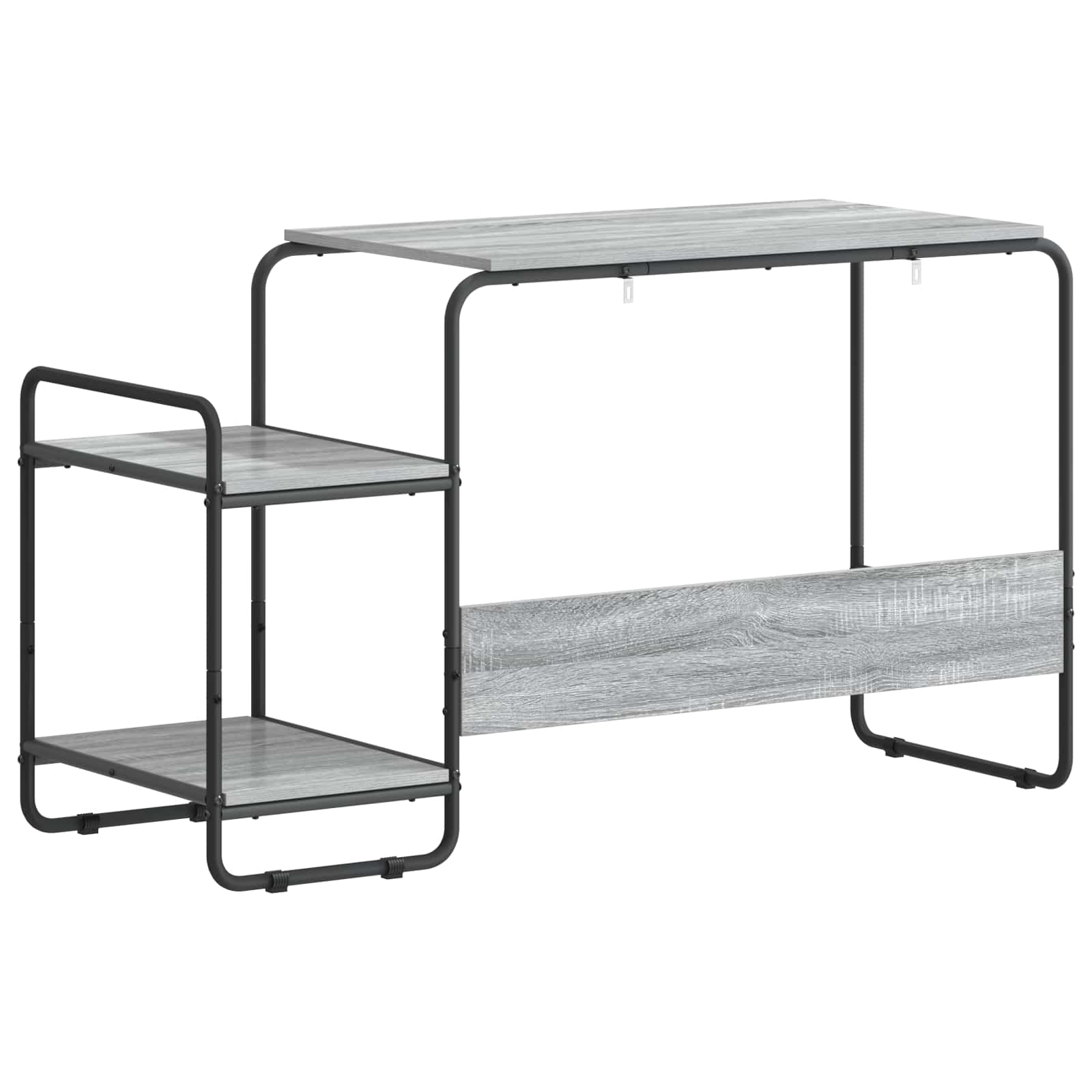 Stalas su saugojimo vieta Pilka Sonoma 131,5 x 50 x 75,5 cm