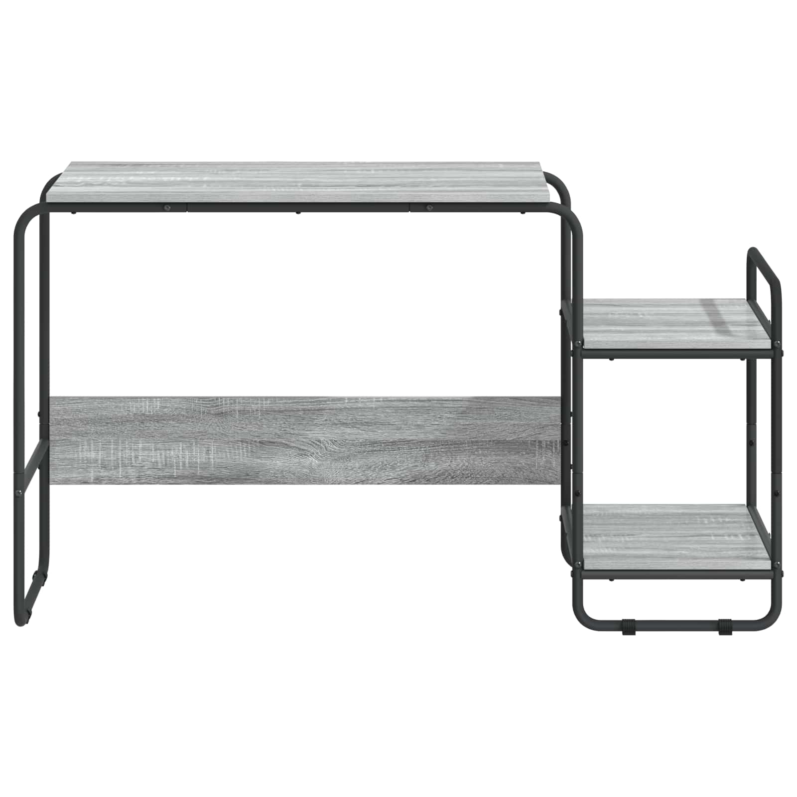 Stalas su saugojimo vieta Pilka Sonoma 131,5 x 50 x 75,5 cm