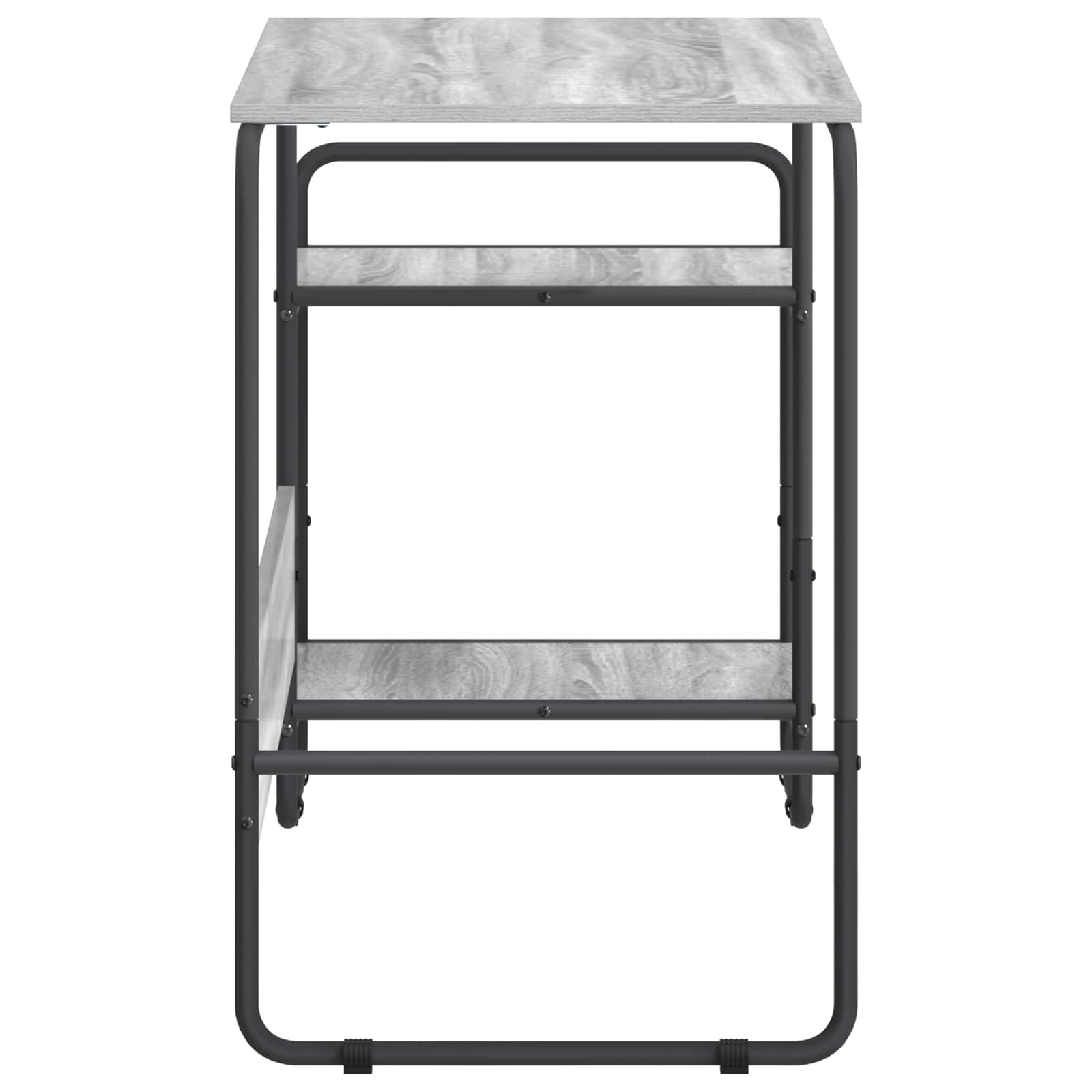 Stalas su saugojimo vieta Pilka Sonoma 131,5 x 50 x 75,5 cm