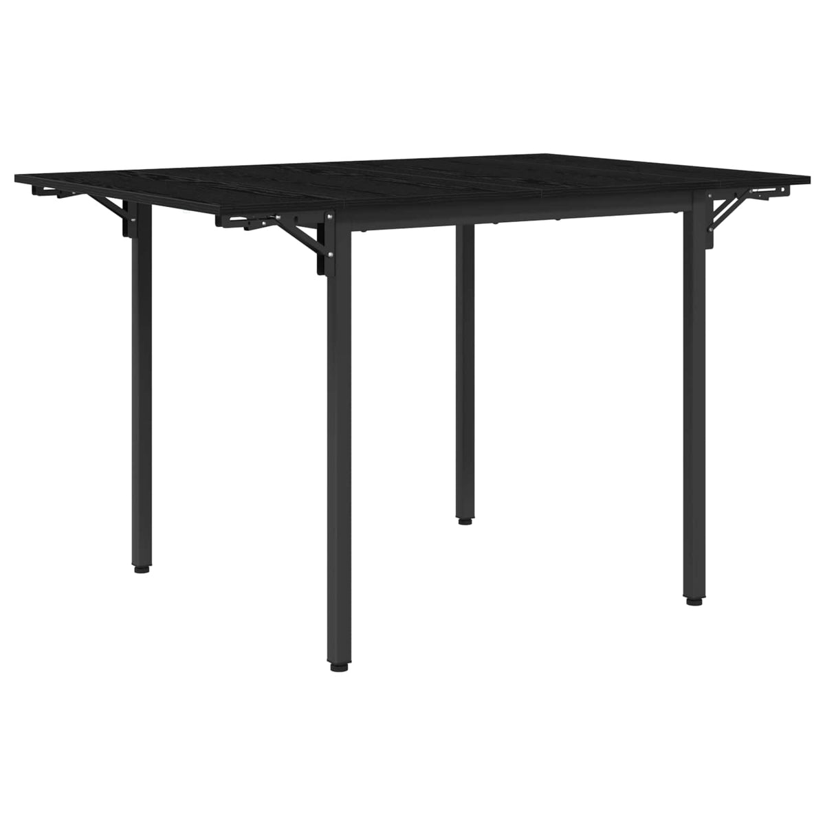 Išlenkiamas valgomasis stalas 120 x 81,5 x 75 cm Juodojo ąžuolo