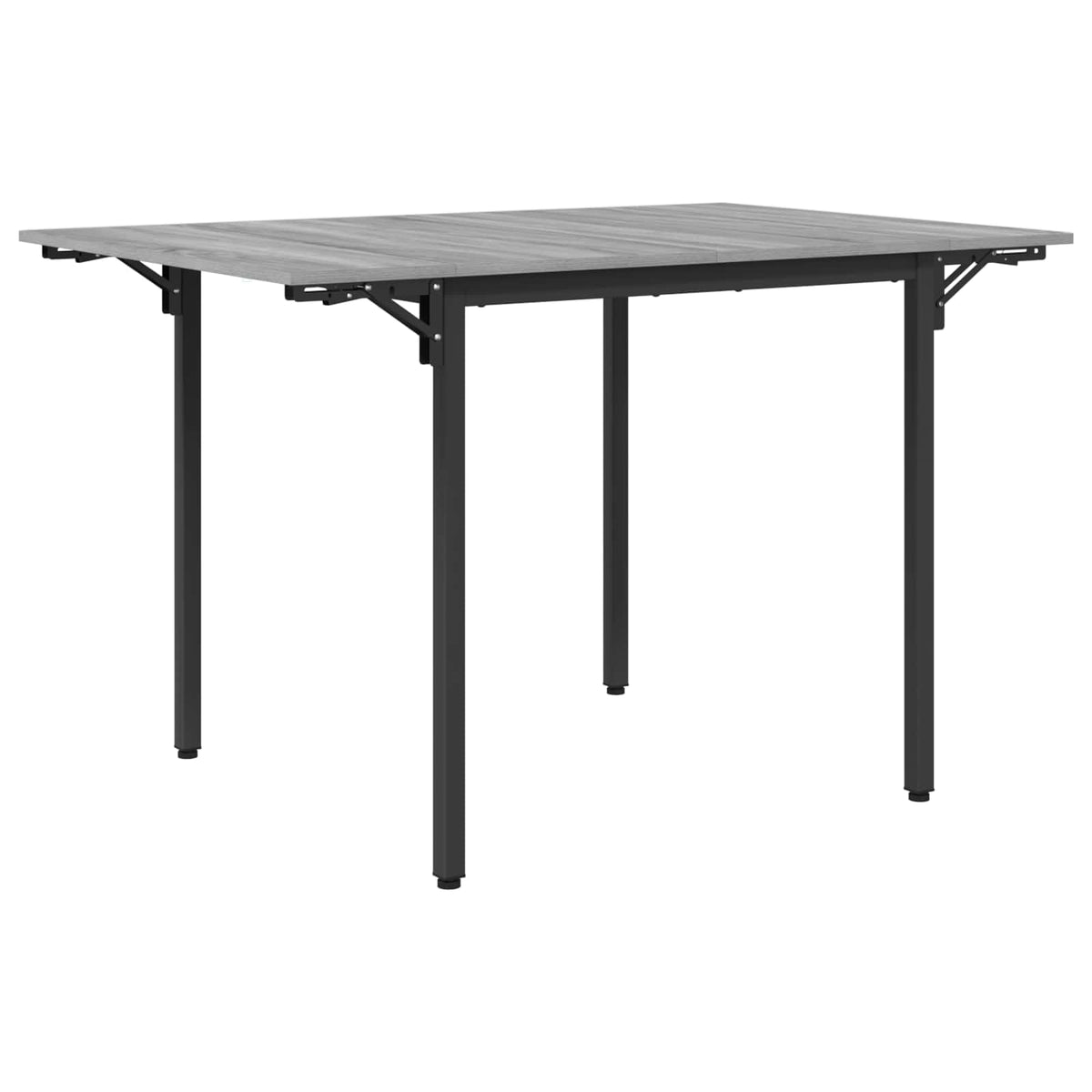 Išlenkiamas valgomasis stalas 120 x 81,5 x 75 cm Pilka Sonoma