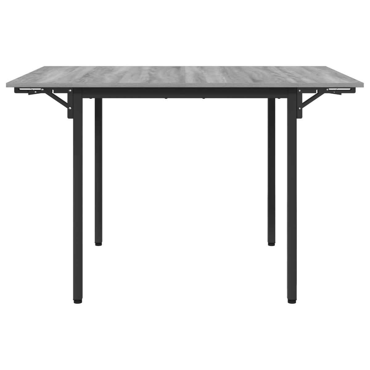 Išlenkiamas valgomasis stalas 120 x 81,5 x 75 cm Pilka Sonoma