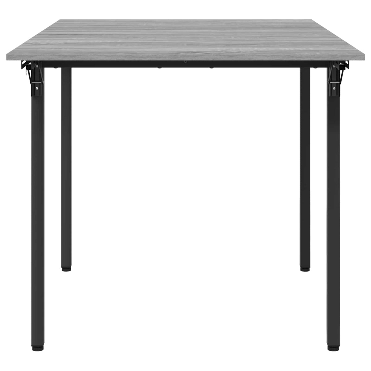 Išlenkiamas valgomasis stalas 120 x 81,5 x 75 cm Pilka Sonoma