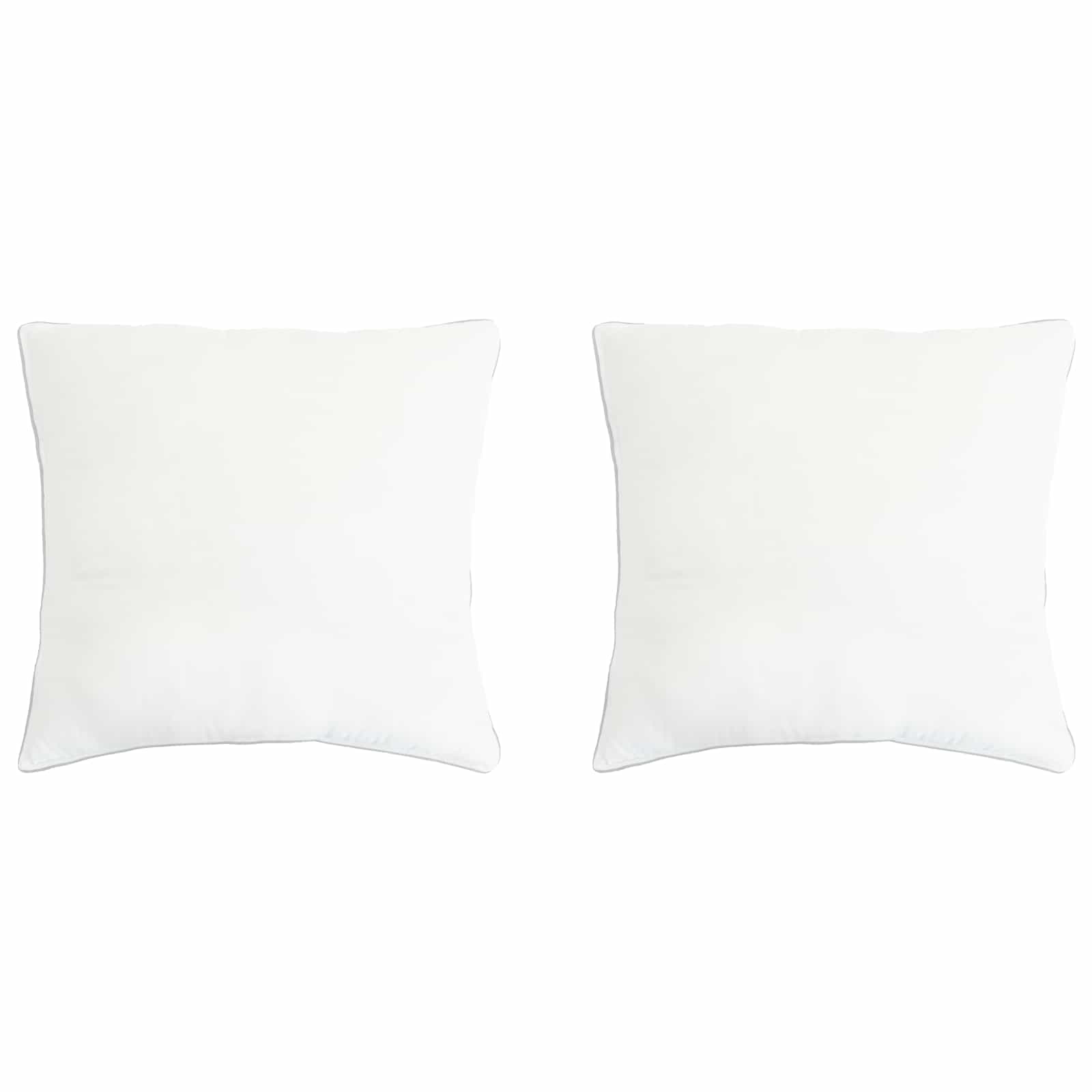 Pagalvė 2 pcs Balta 50 x 50 cm Bambuko pluoštas