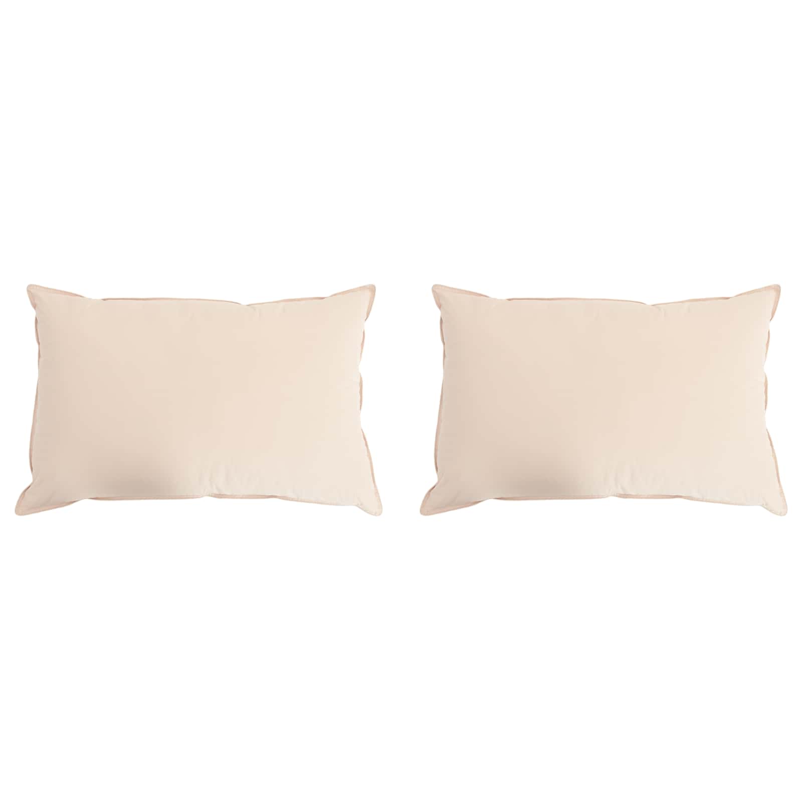 Pagalvė 2 pcs Smėlio 30 x 50 cm Kapokų pluoštas