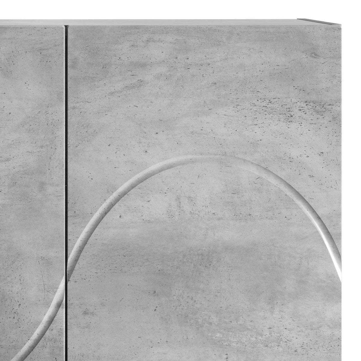 Aukšta komoda Betono pilka 79 x 41 x 151 cm Apdirbta mediena