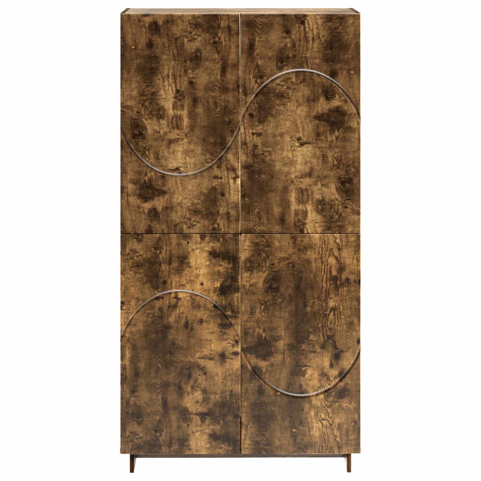 Aukšta komoda Dūminio ąžuolo 79 x 41 x 151 cm Apdirbta mediena