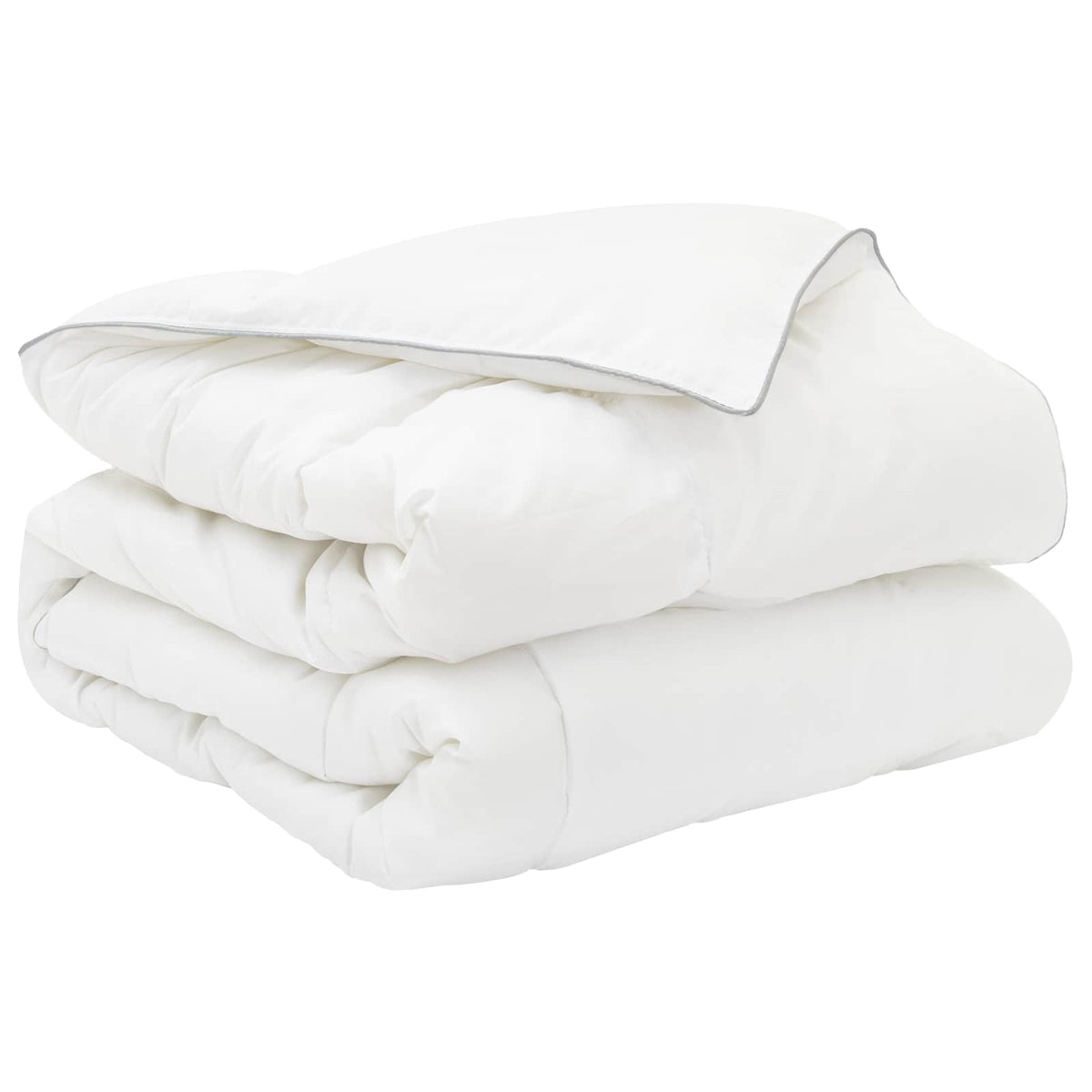 Antklodžių rinkinys su pagalve 2 pcs Balta Bambukas