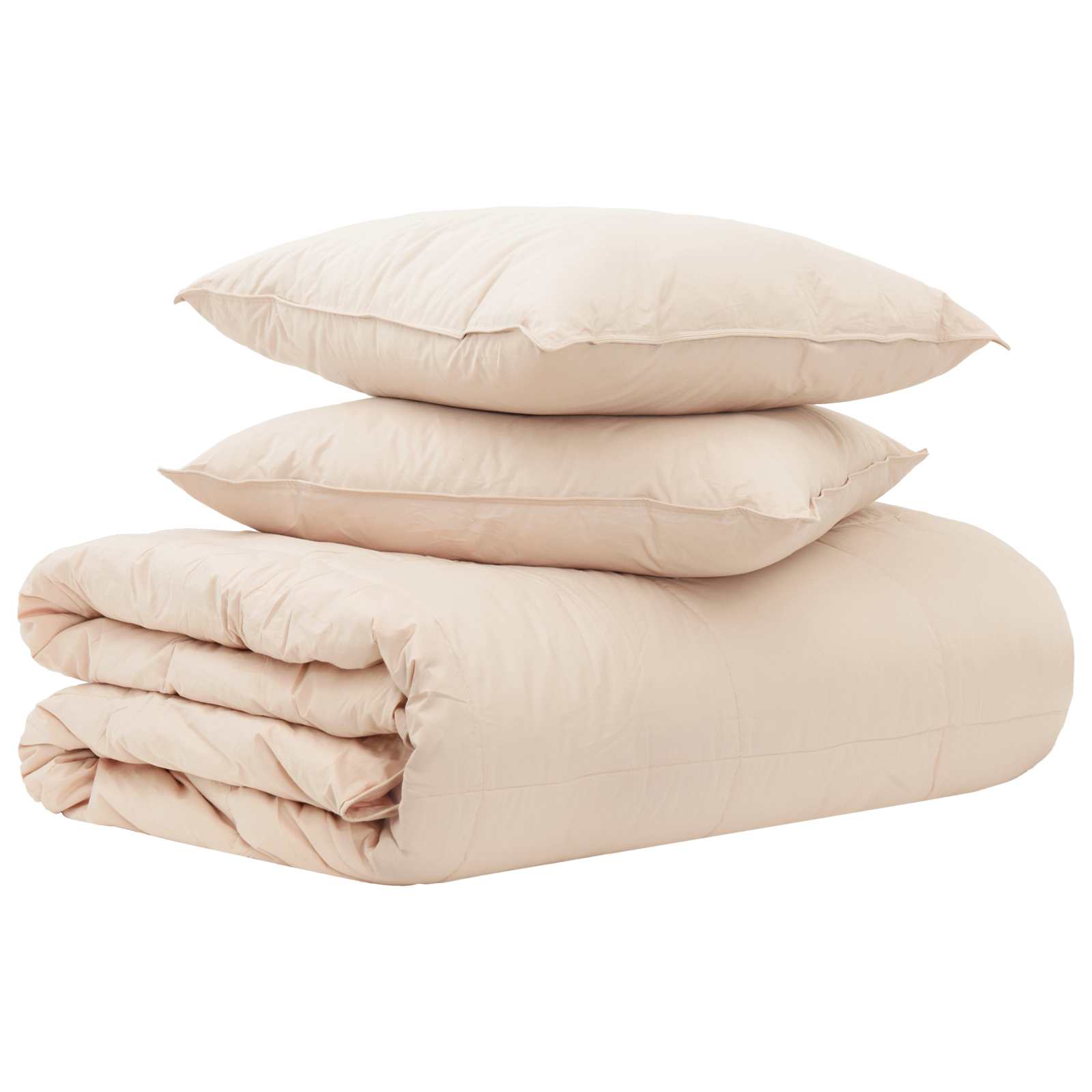 Antklodžių rinkinys 2 vnt. 200 x 200 cm 250 gsm Smėlio