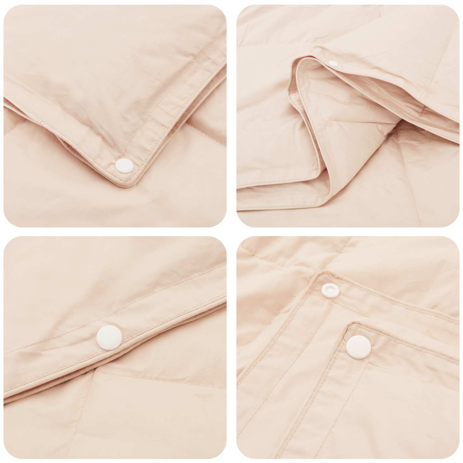 Antklodžių rinkinys 2 vnt. 260 x 240 cm Kapokas ir poliesteris