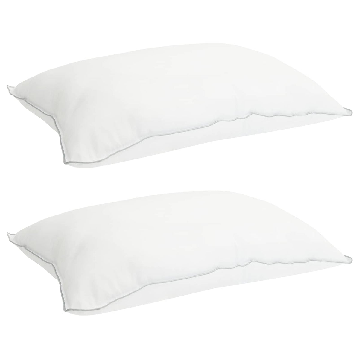 Antklodžių rinkinys su pagalve 2 pcs Balta Bambuko pluoštas