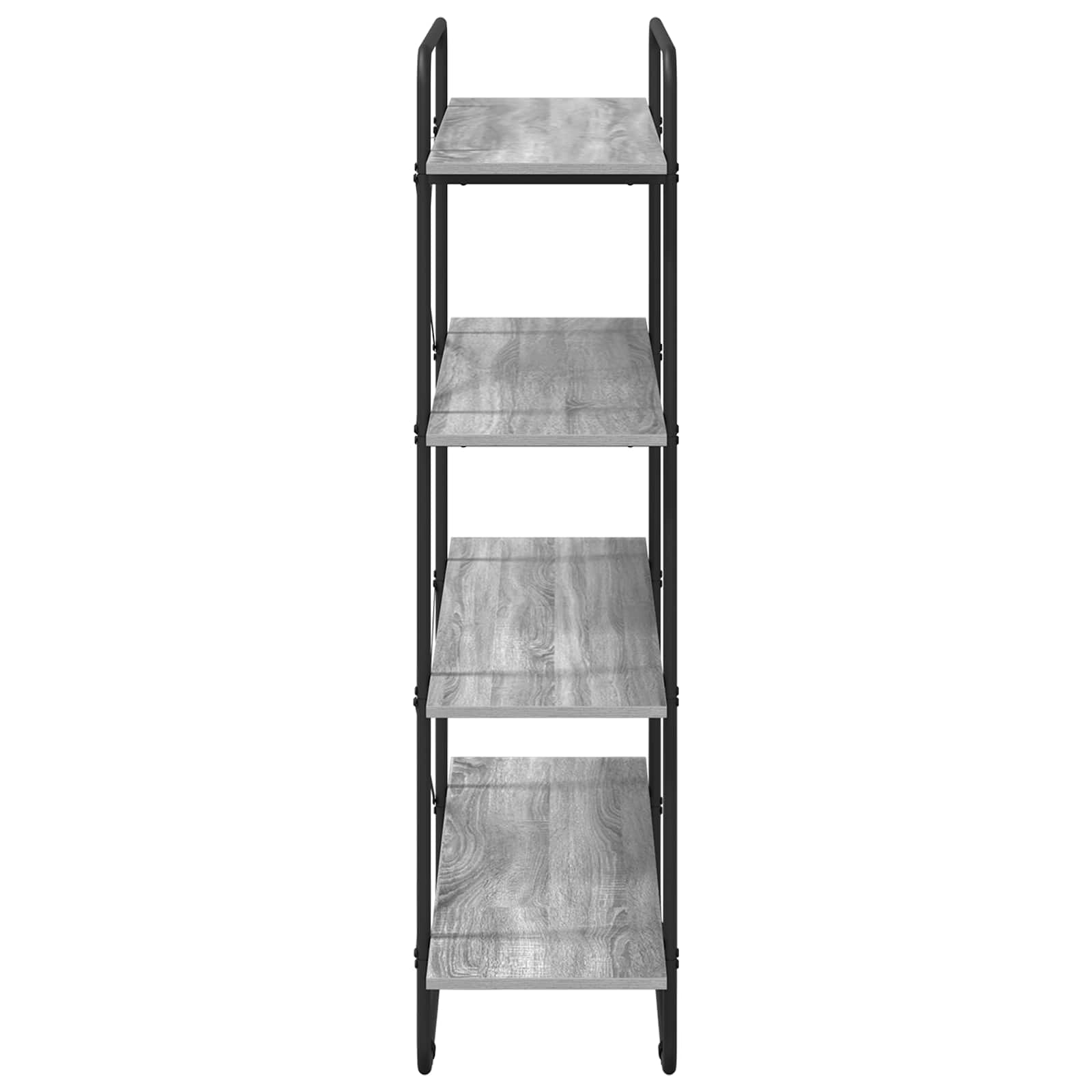 Knygų lentyna 4 aukštų 100 x 35 x 140 cm PB Pilka Sonoma