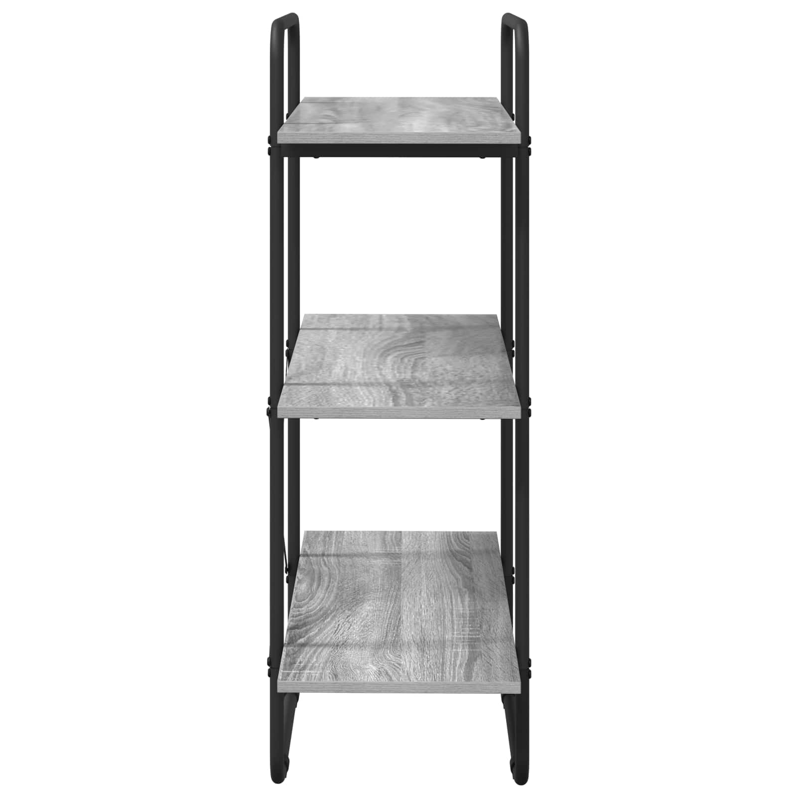 Knygų lentyna 3 aukštų 80 x 35 x 105 cm PB Pilka Sonoma