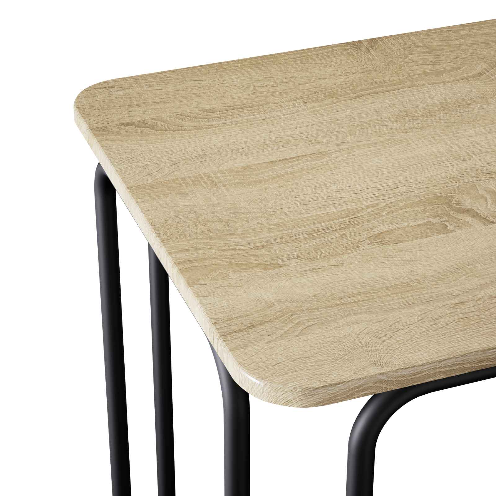 Valgomojo stalas 100 x 50 x 75 cm Apdirbta mediena Stačiakampio
