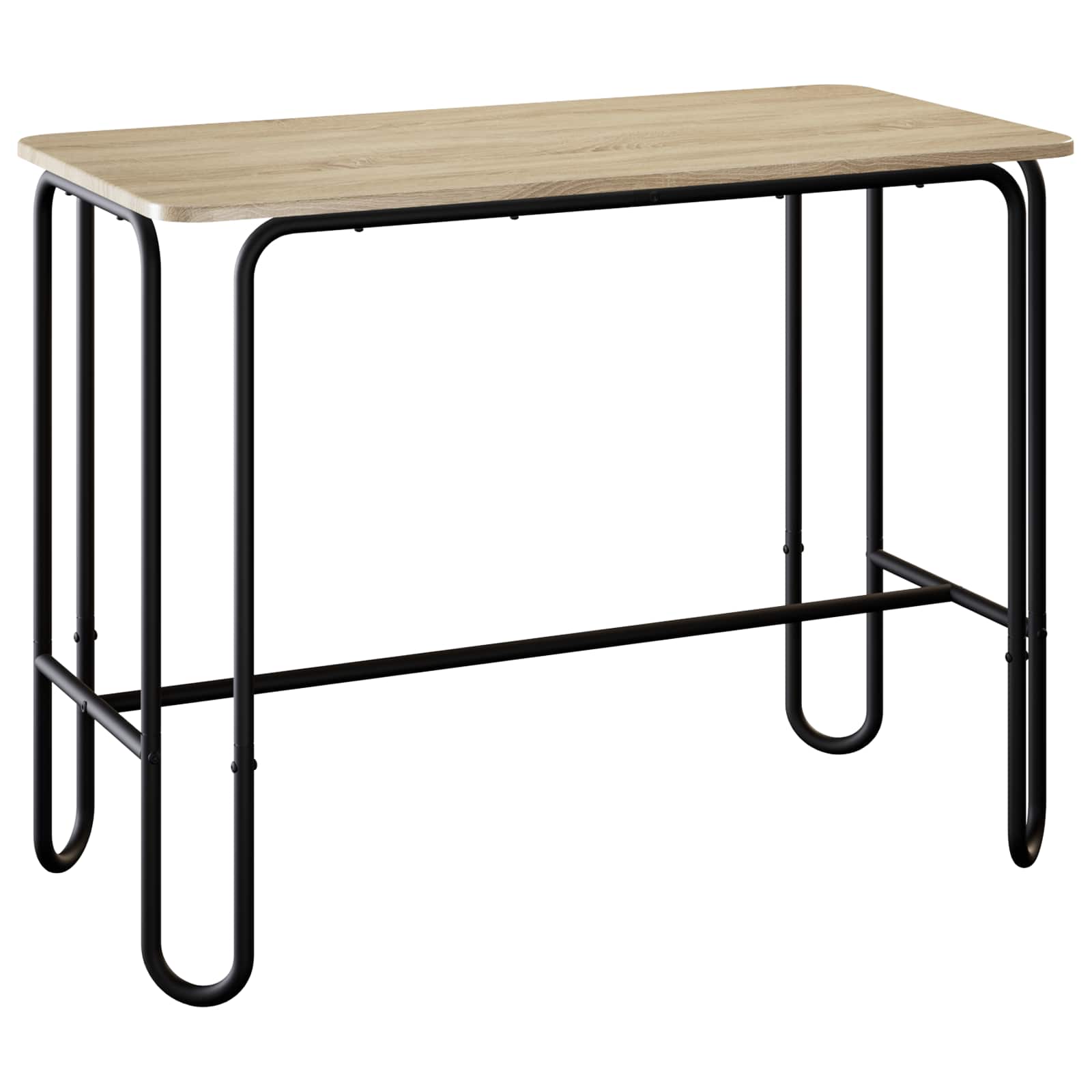 Valgomojo stalas 100 x 50 x 75 cm Apdirbta mediena Stačiakampio