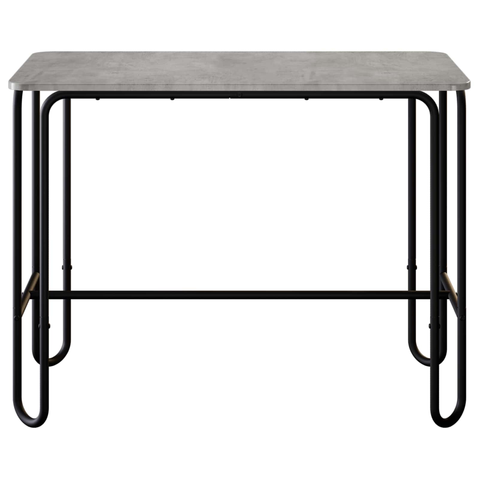 Valgomojo stalas 100 x 50 x 75 cm Apdirbta mediena Betono pilka